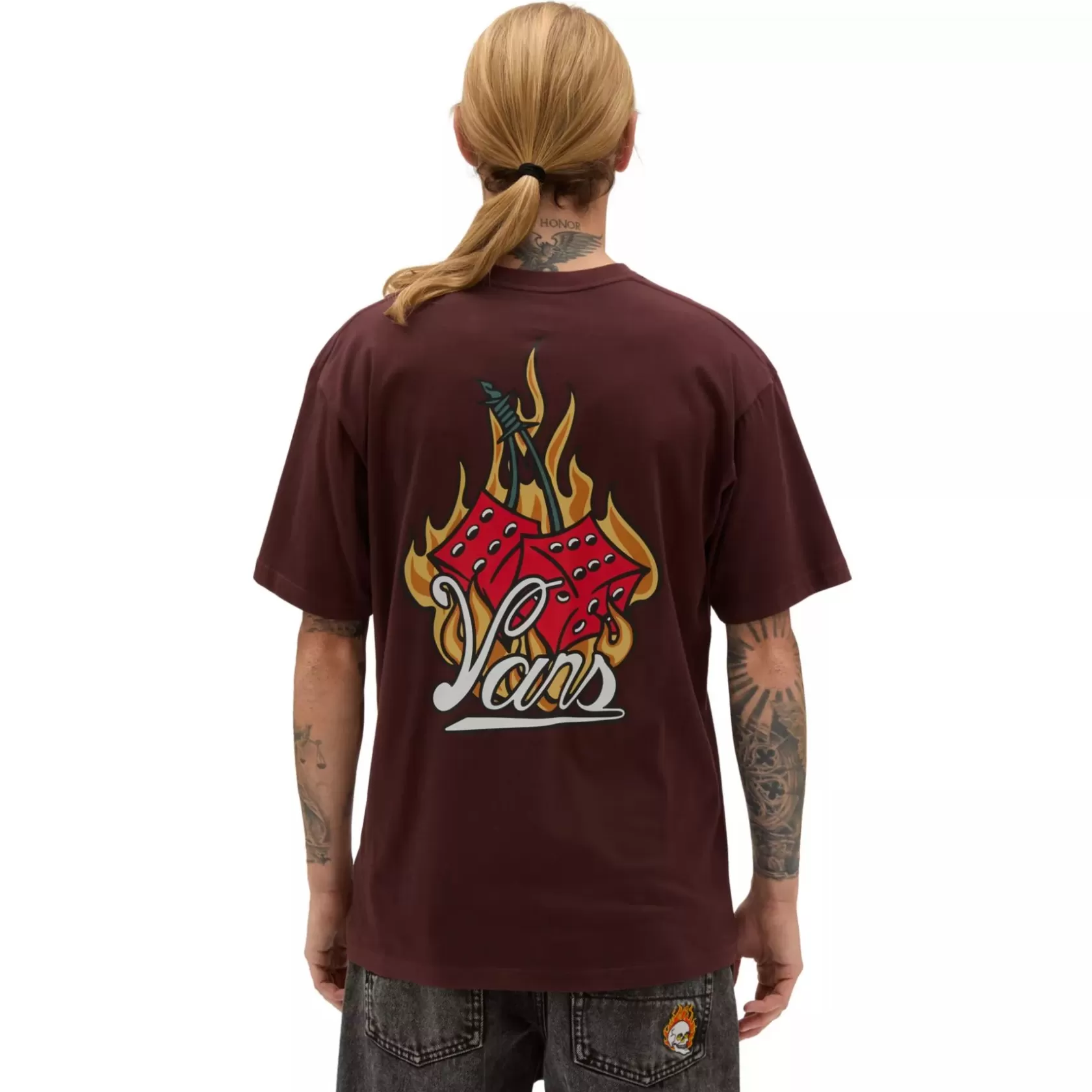 Vans Camisetas<Camiseta Hot Box Cars Marron
