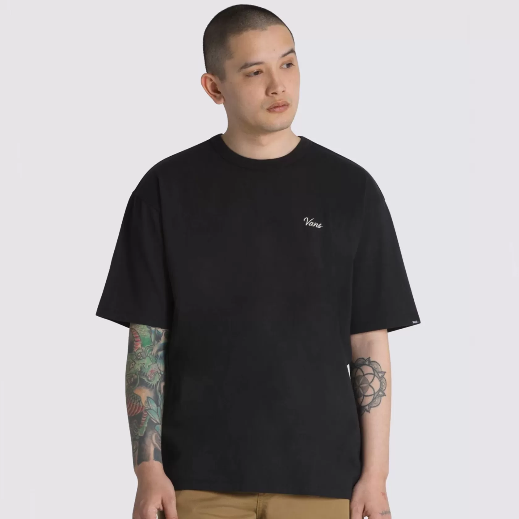Vans Camisetas<Camiseta Lavada Flaming Skull Negro