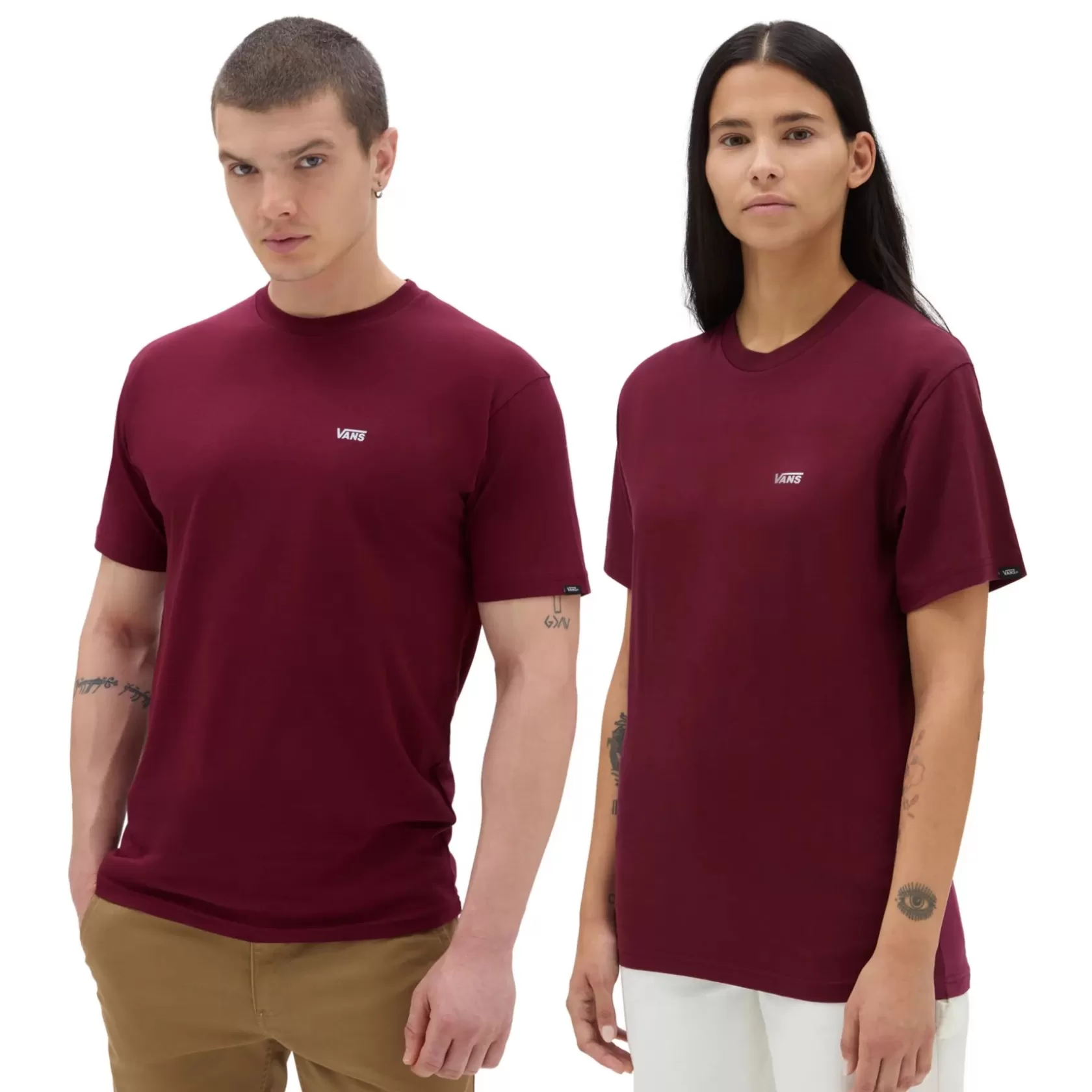 Vans Camisetas<Camiseta Left Chest Logo Rojo