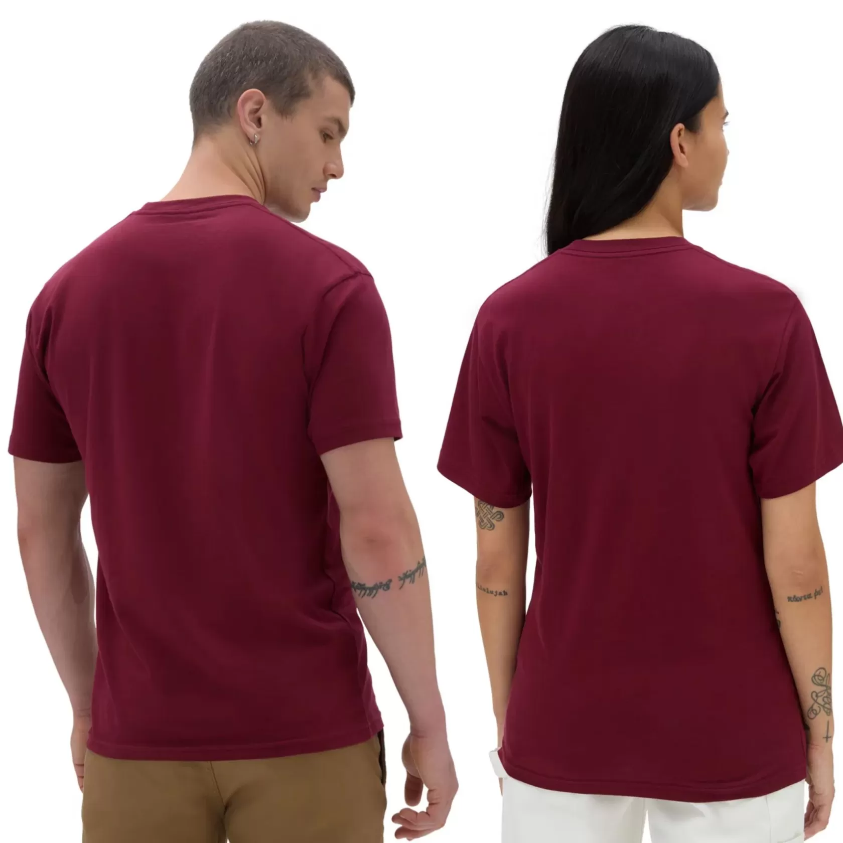 Vans Camisetas<Camiseta Left Chest Logo Rojo