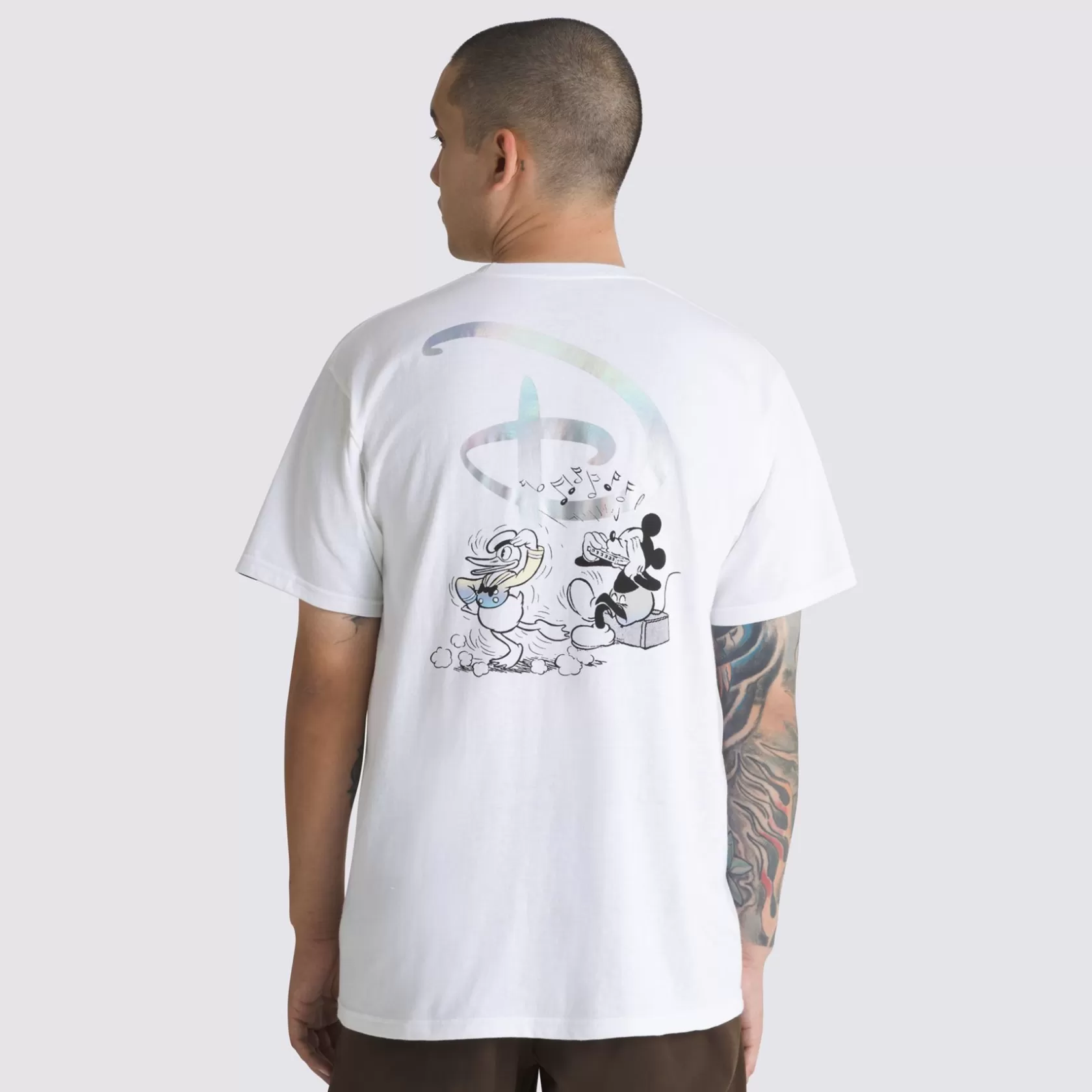 Vans Camisetas<Camiseta Music Box Disney X Blanco