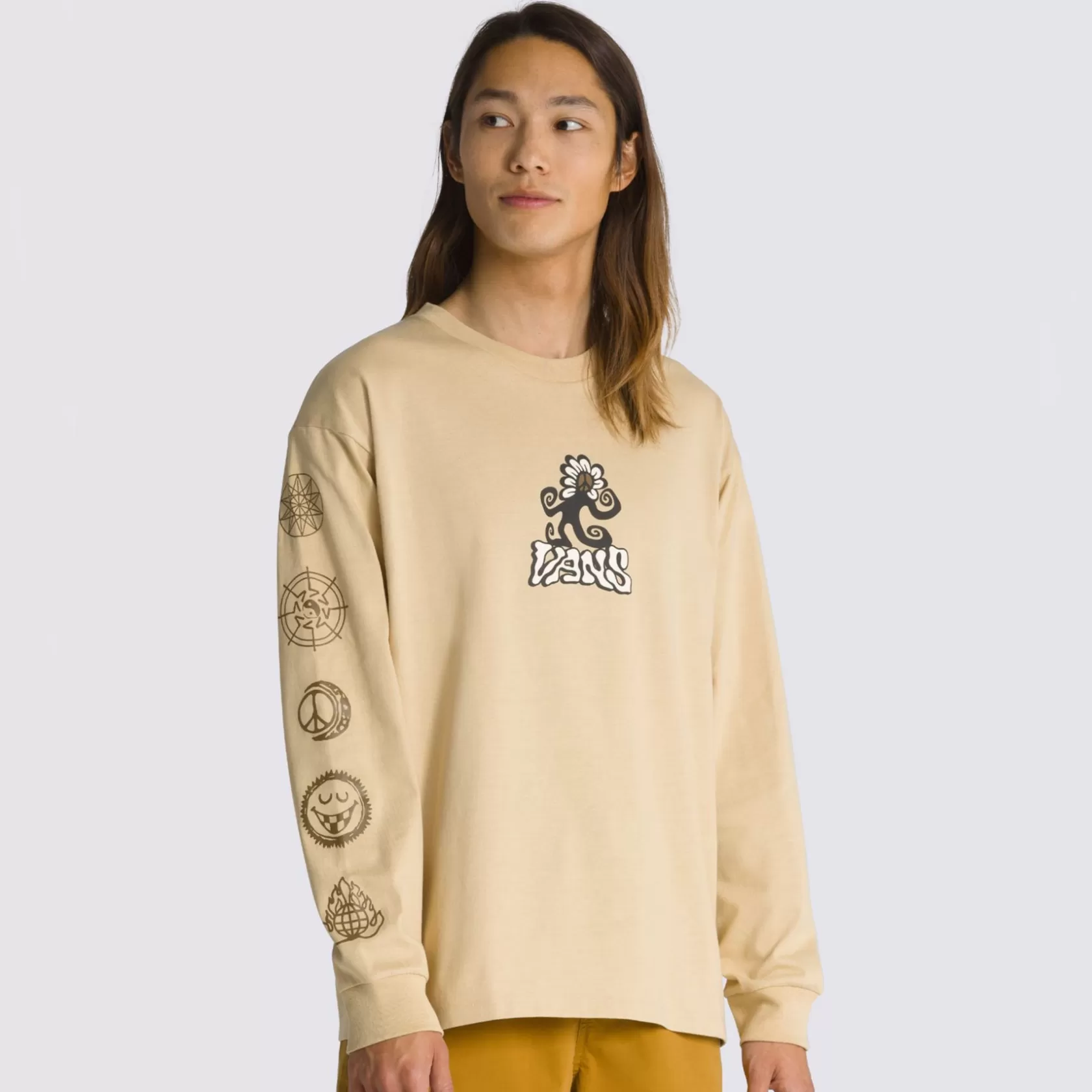Vans Camisetas<Camiseta Off The Wall Skate Classics Beis