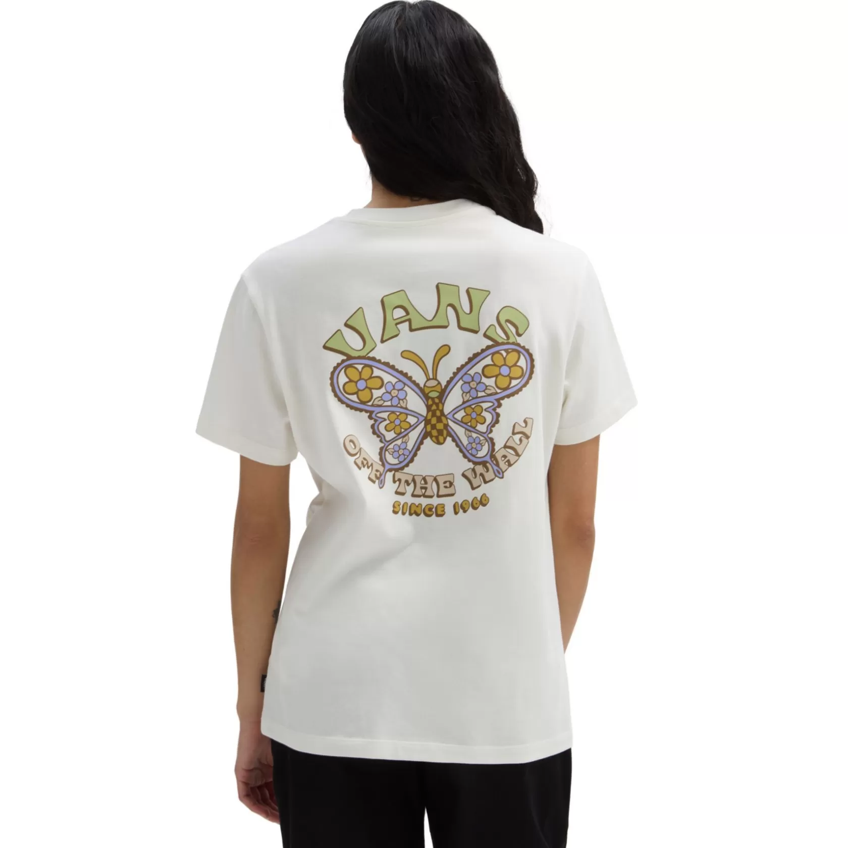 Vans Camisetas<Camiseta Paisley Fly De Corte Boyfriend Blanco