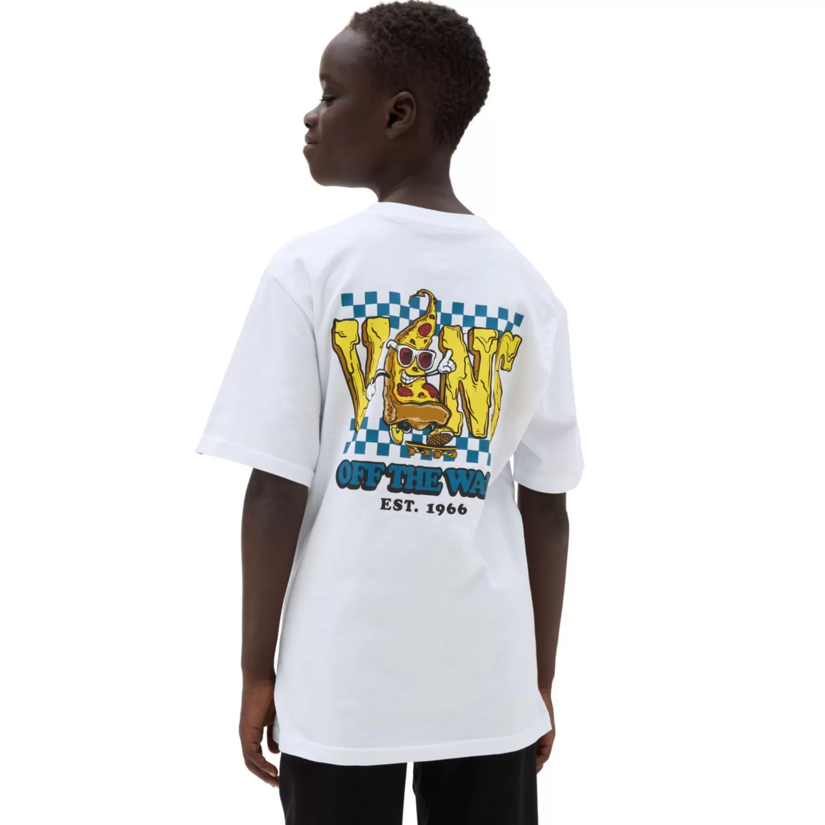 Vans Ropa Para Chicos (8-14 Años)<Camiseta Pizza Face De Niños (8-14 Anos) Blanco