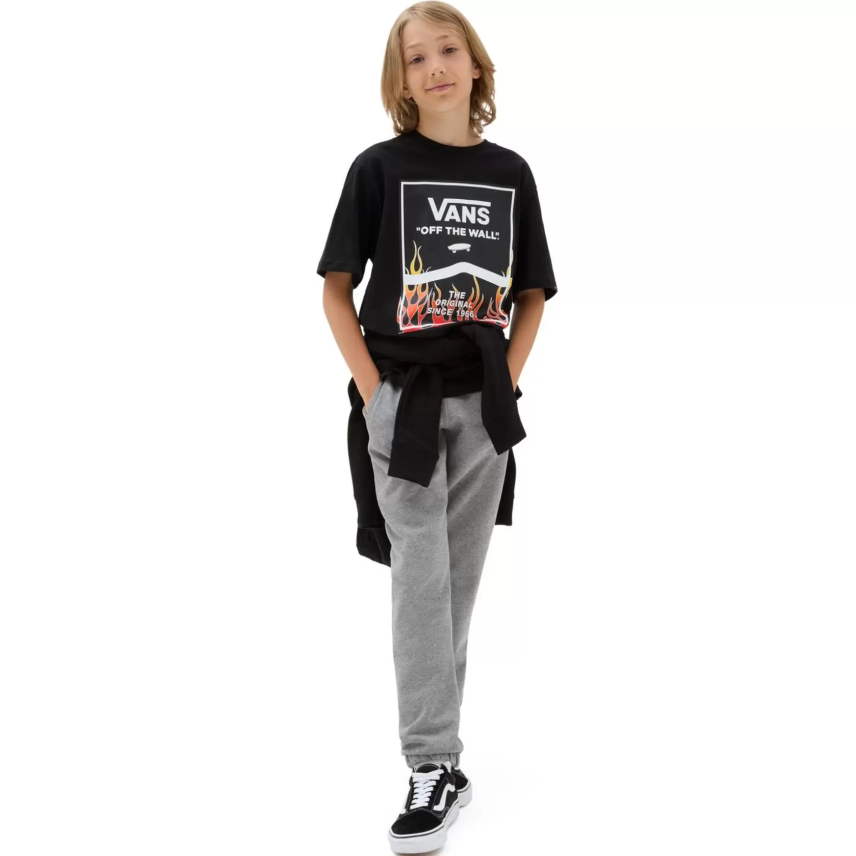 Vans Ropa Para Chicos (8-14 Años)<Camiseta Print Box 2.0 De Niños (8-14 Anos) Negro
