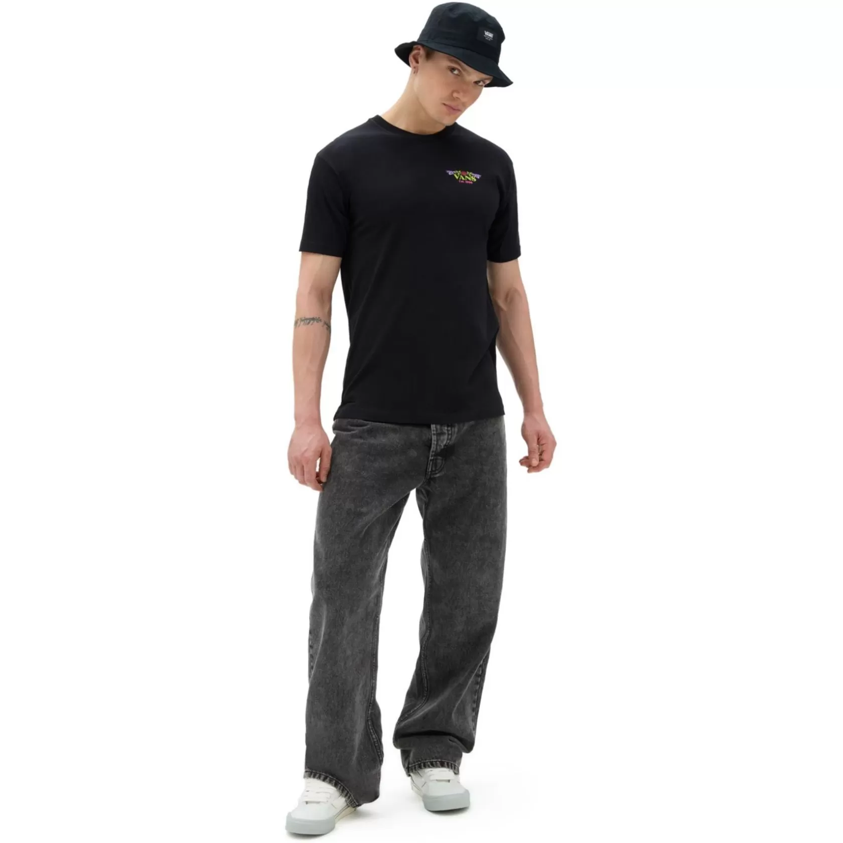 Vans Camisetas<Camiseta Rock And Bones Negro
