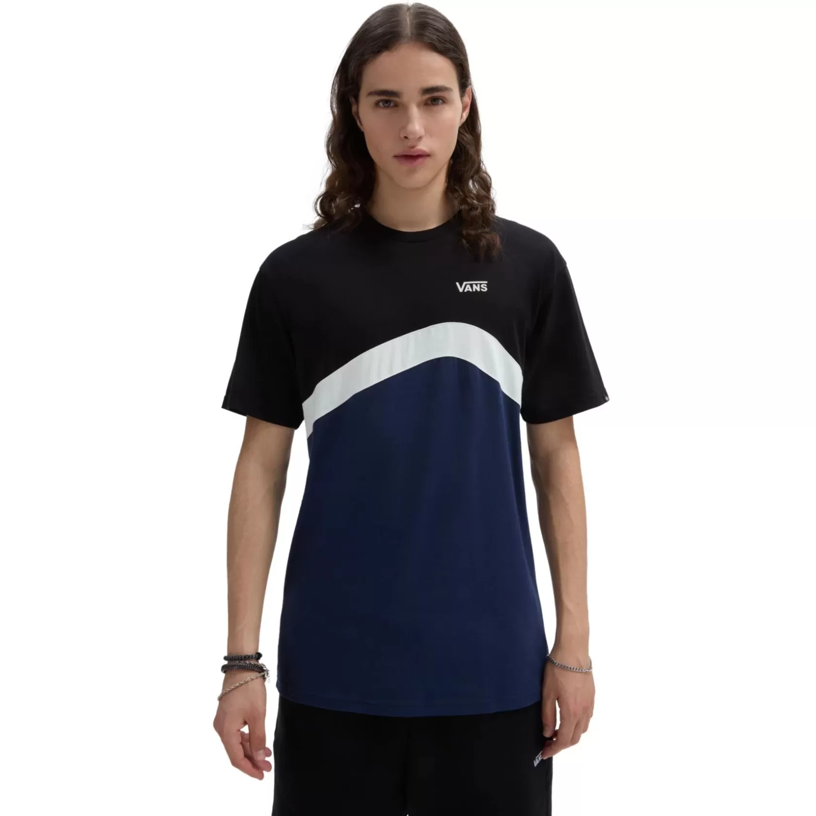 Vans Camisetas<Camiseta Sidestripe Block Azul