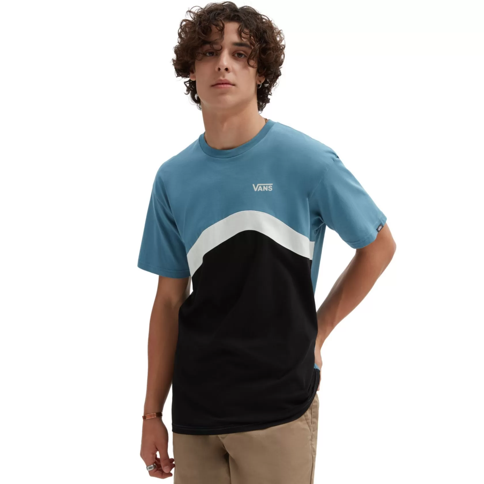 Vans Camisetas<Camiseta Sidestripe Block Negro