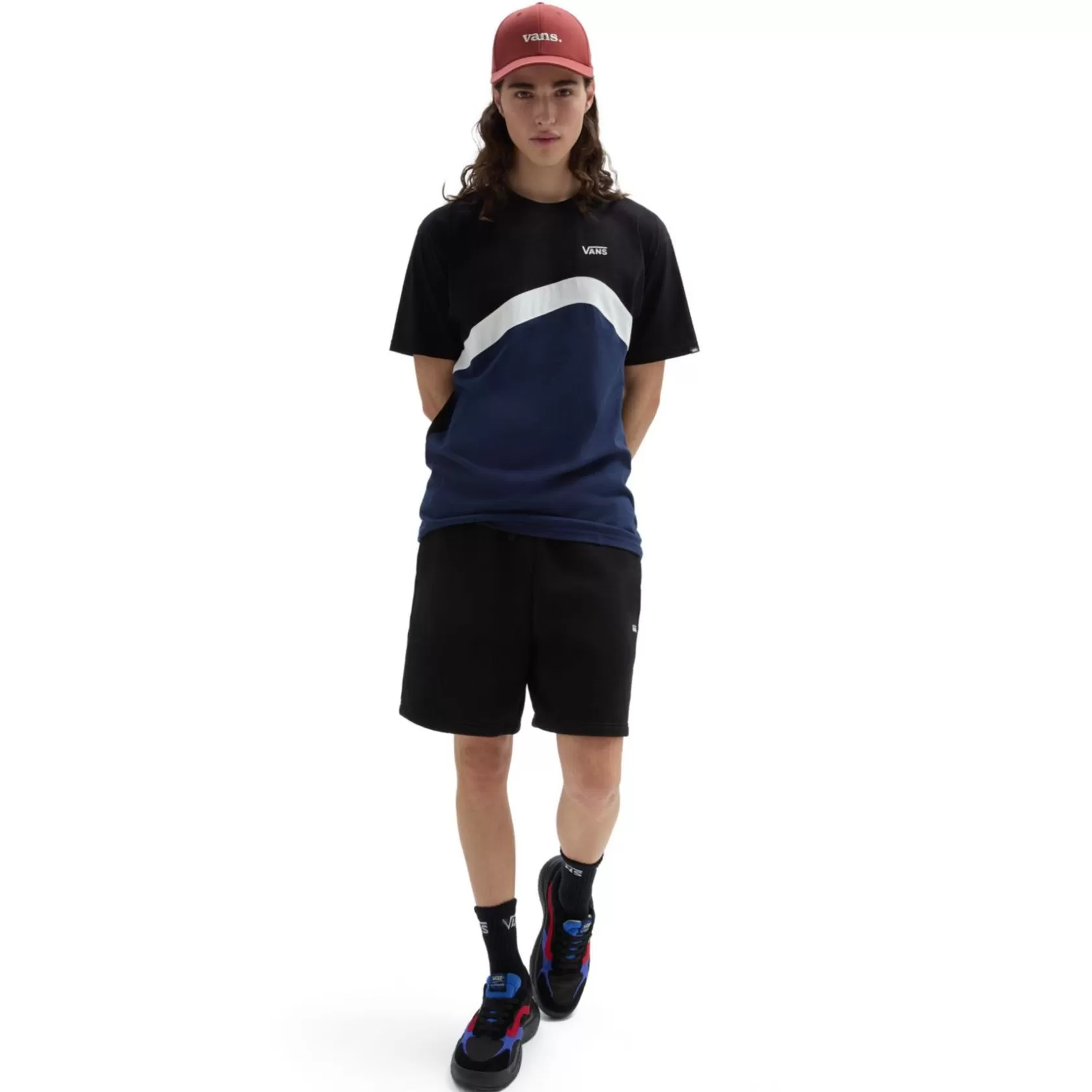 Vans Camisetas<Camiseta Sidestripe Block Azul