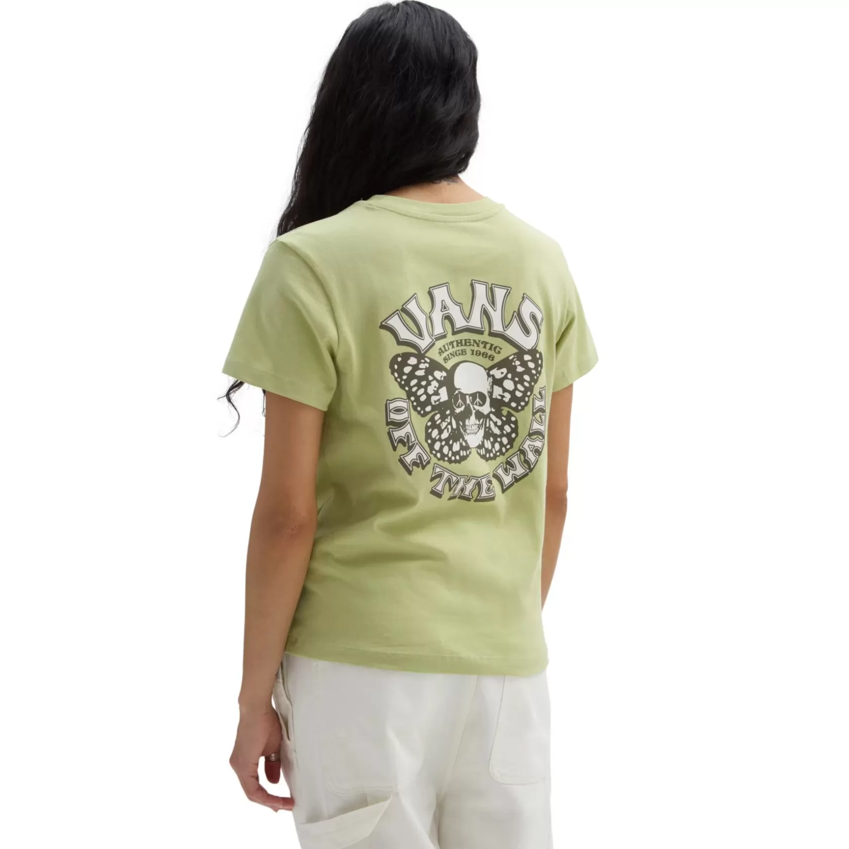 Vans Camisetas<Camiseta Skullfly Verde