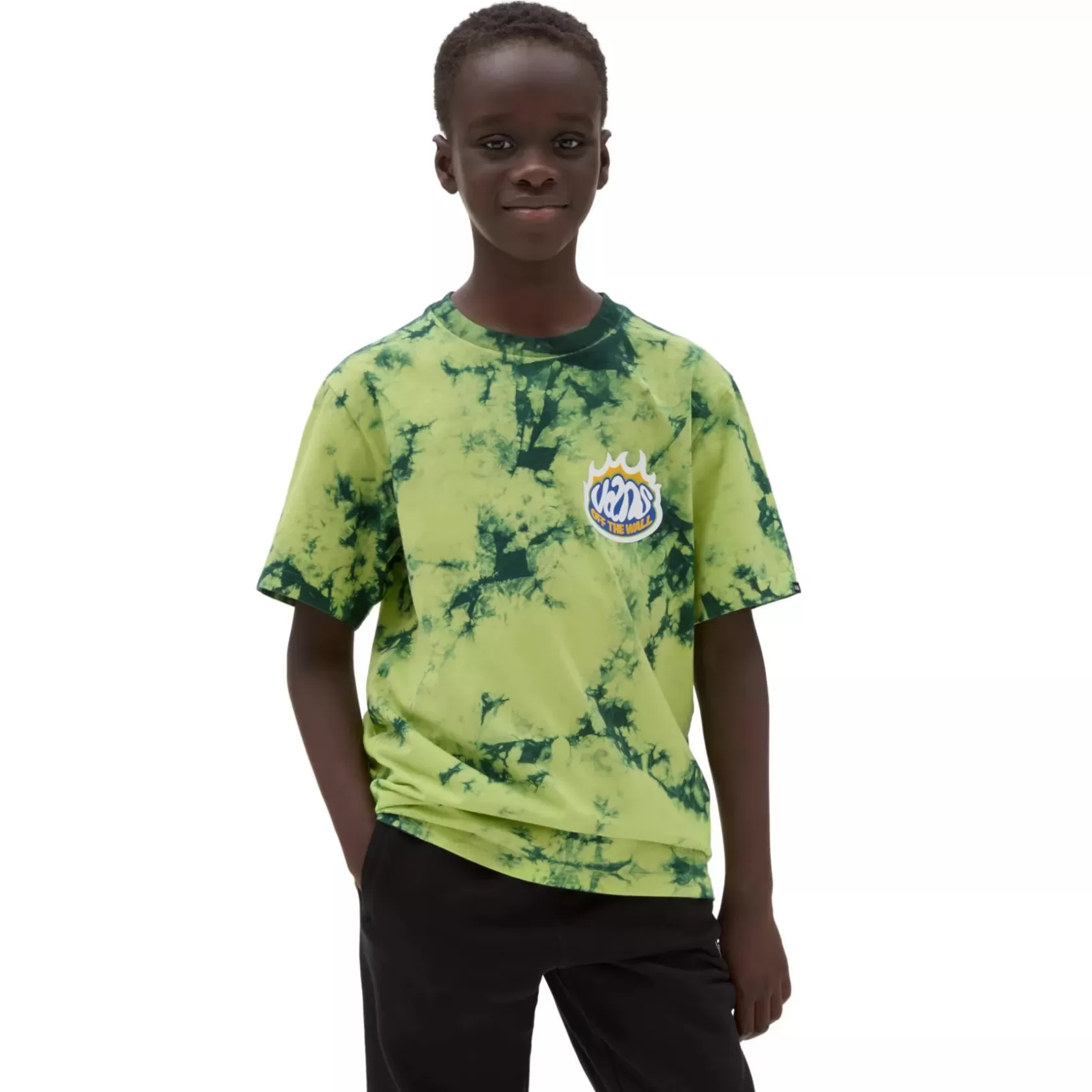 Vans Ropa Para Chicos (8-14 Años)<Camiseta Slaps Tie Dye Verde