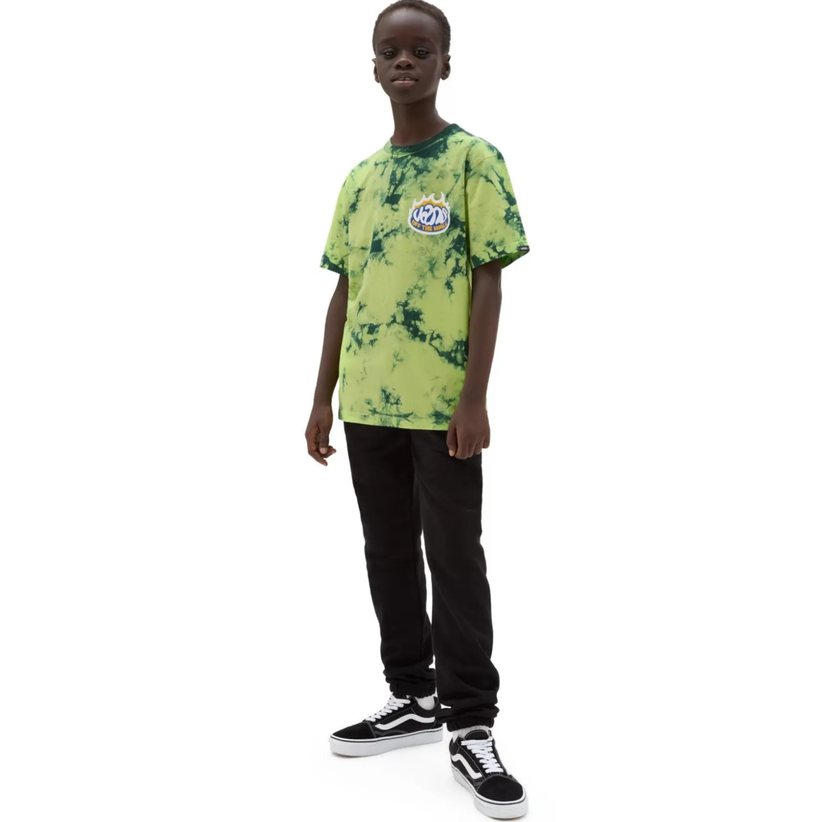 Vans Ropa Para Chicos (8-14 Años)<Camiseta Slaps Tie Dye Verde
