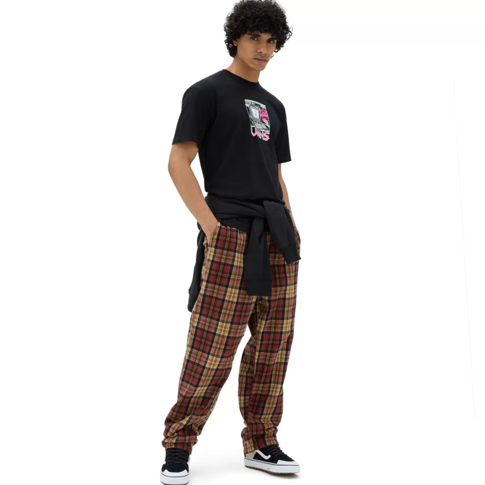 Vans Camisetas<Camiseta Throwback Peace Machine Negro