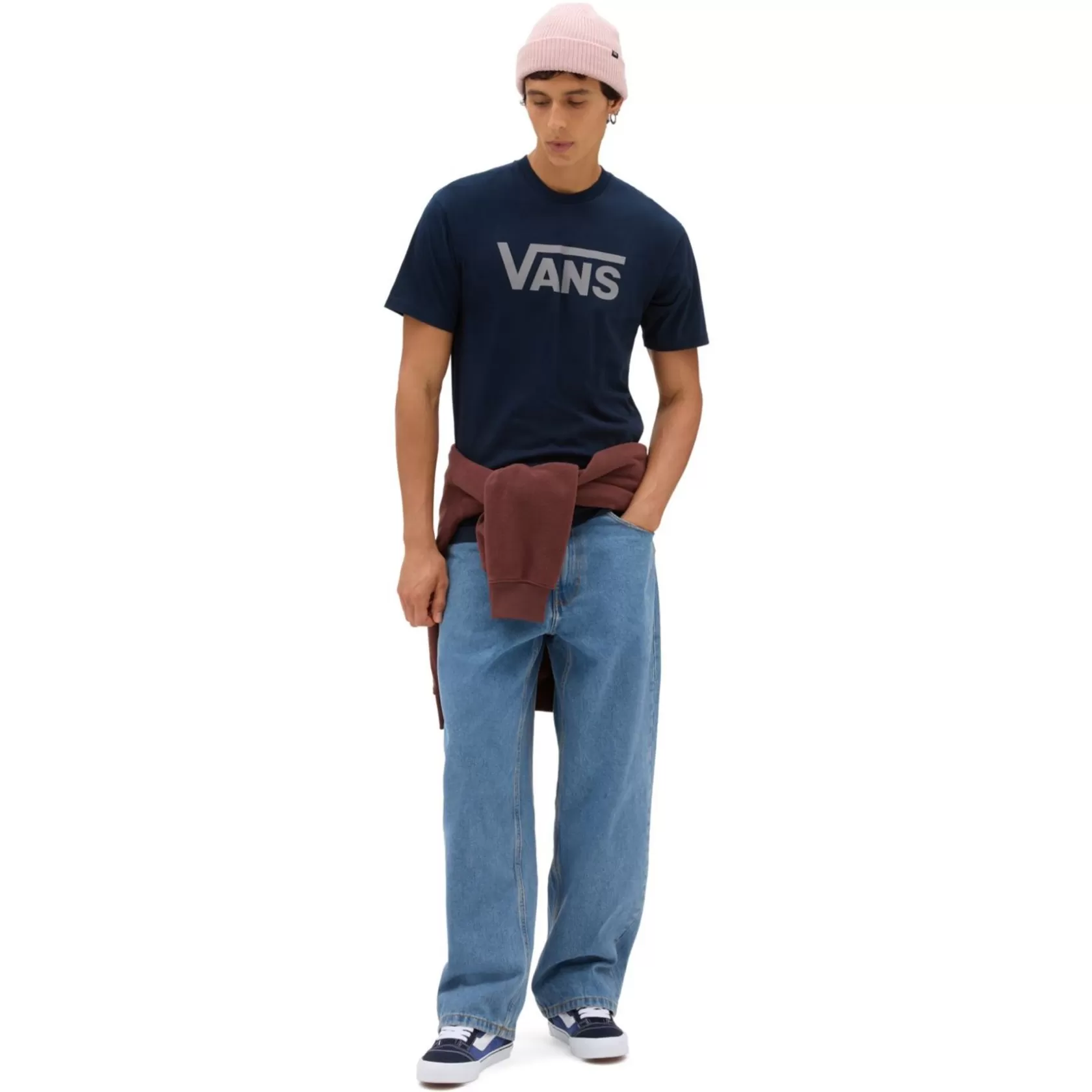 Vans Camisetas<Camiseta Classic Azul, Gris