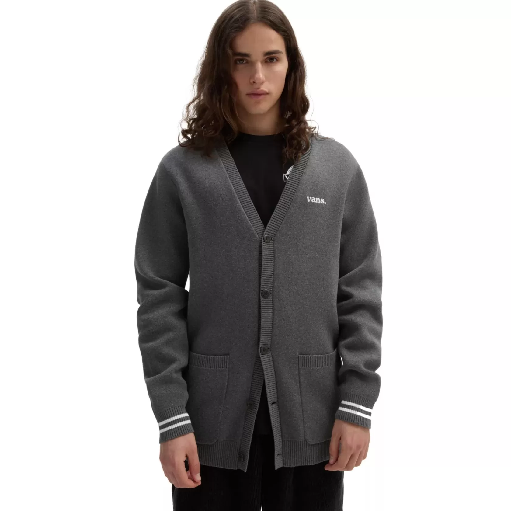 Vans Sudaderas<Cardigan Halecrest Gris