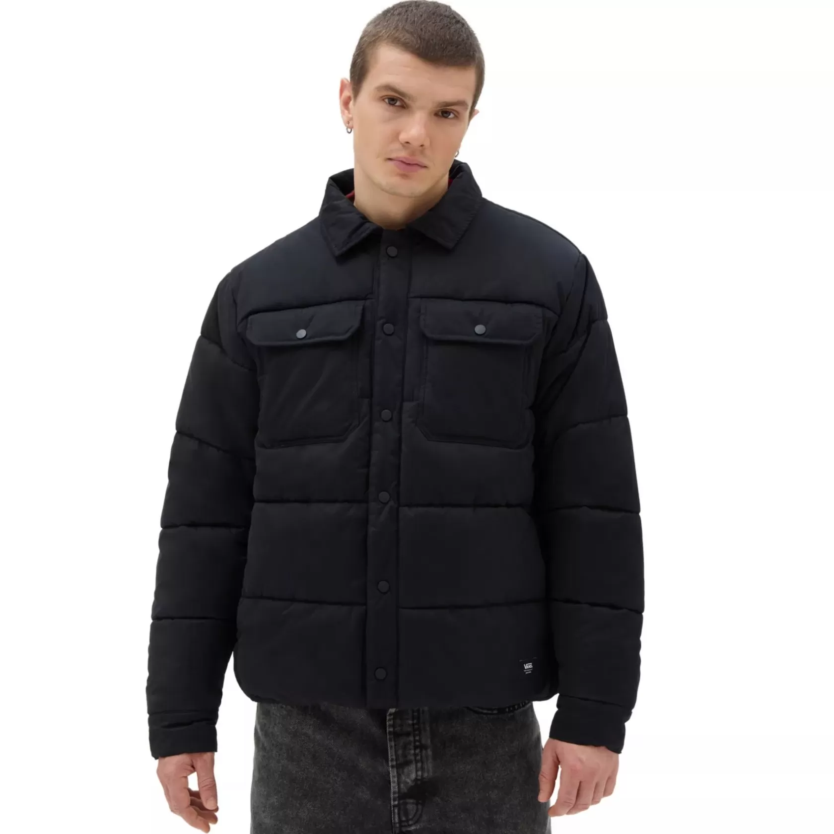 Vans Chaquetas Y Parka<Chaqueta Acolchada Davis Mte-1 Negro