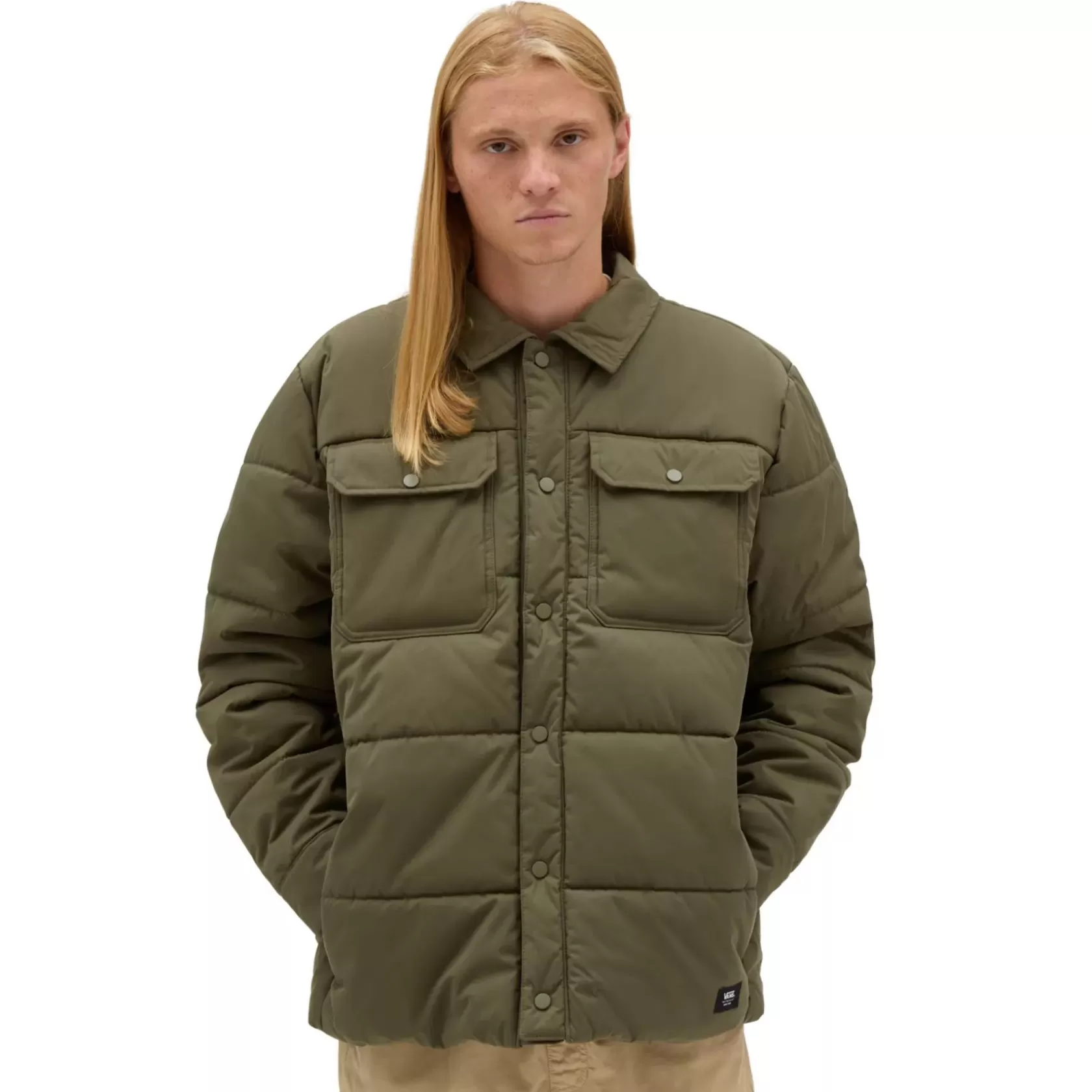 Vans Chaquetas Y Parka<Chaqueta Acolchada Davis Mte-1 Verde
