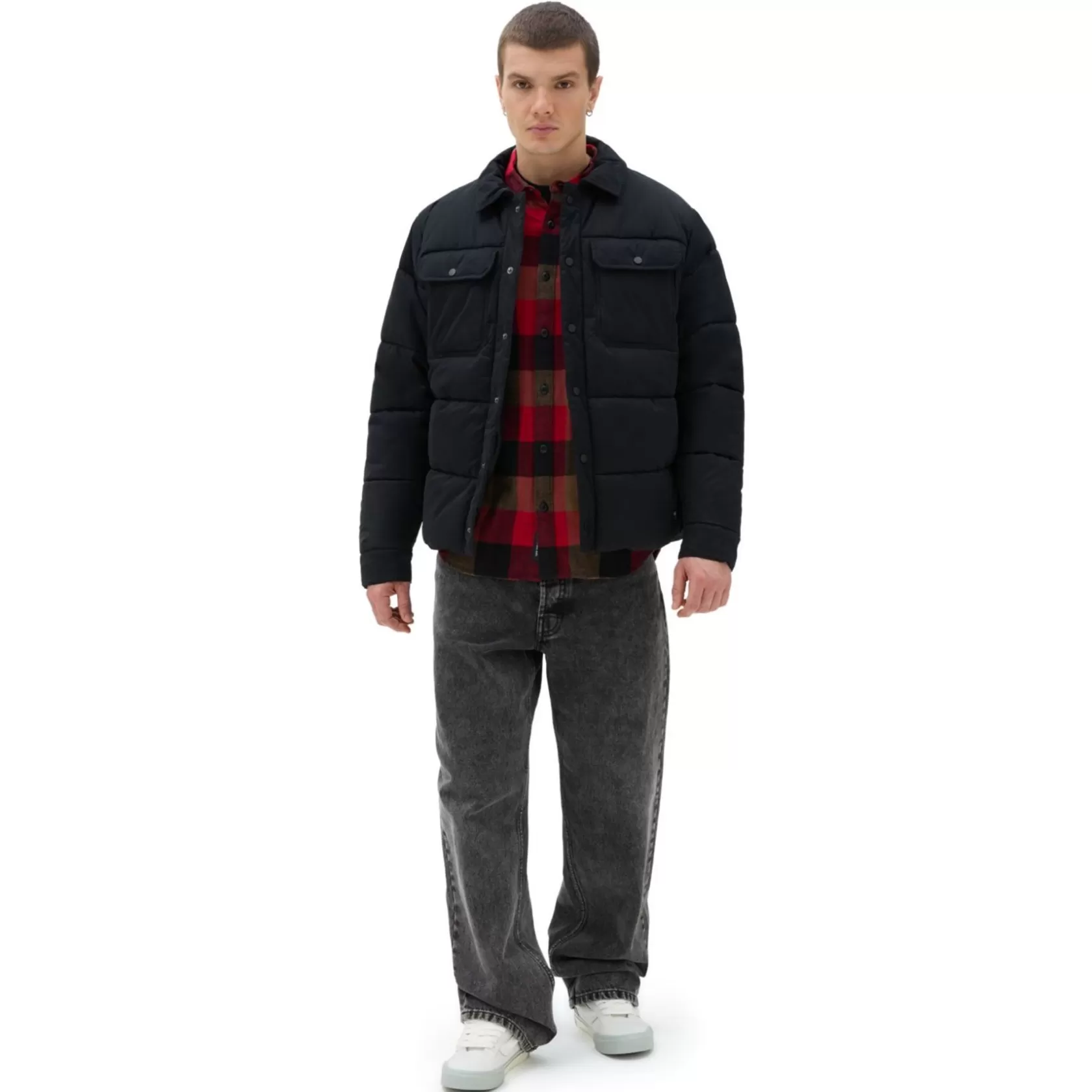 Vans Chaquetas Y Parka<Chaqueta Acolchada Davis Mte-1 Negro