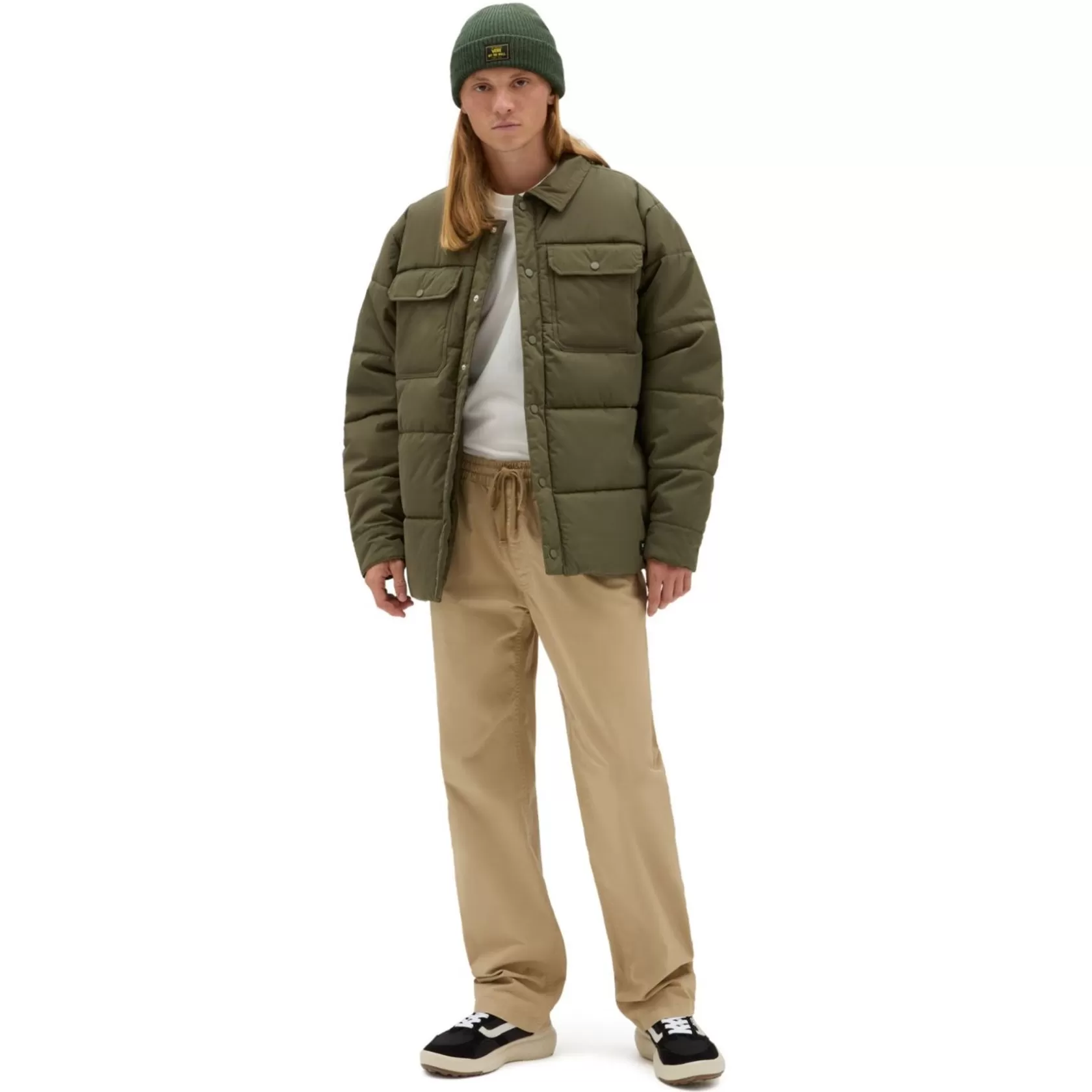 Vans Chaquetas Y Parka<Chaqueta Acolchada Davis Mte-1 Verde