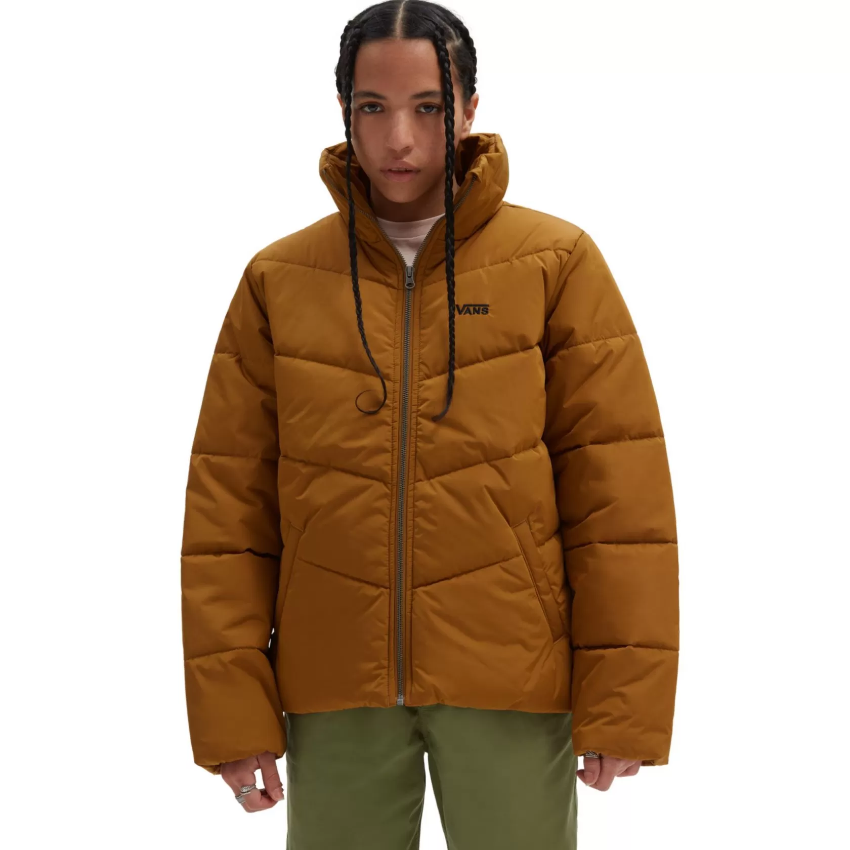 Vans Chaquetas Y Parka<Chaqueta Acolchada Foundry Mte Marron