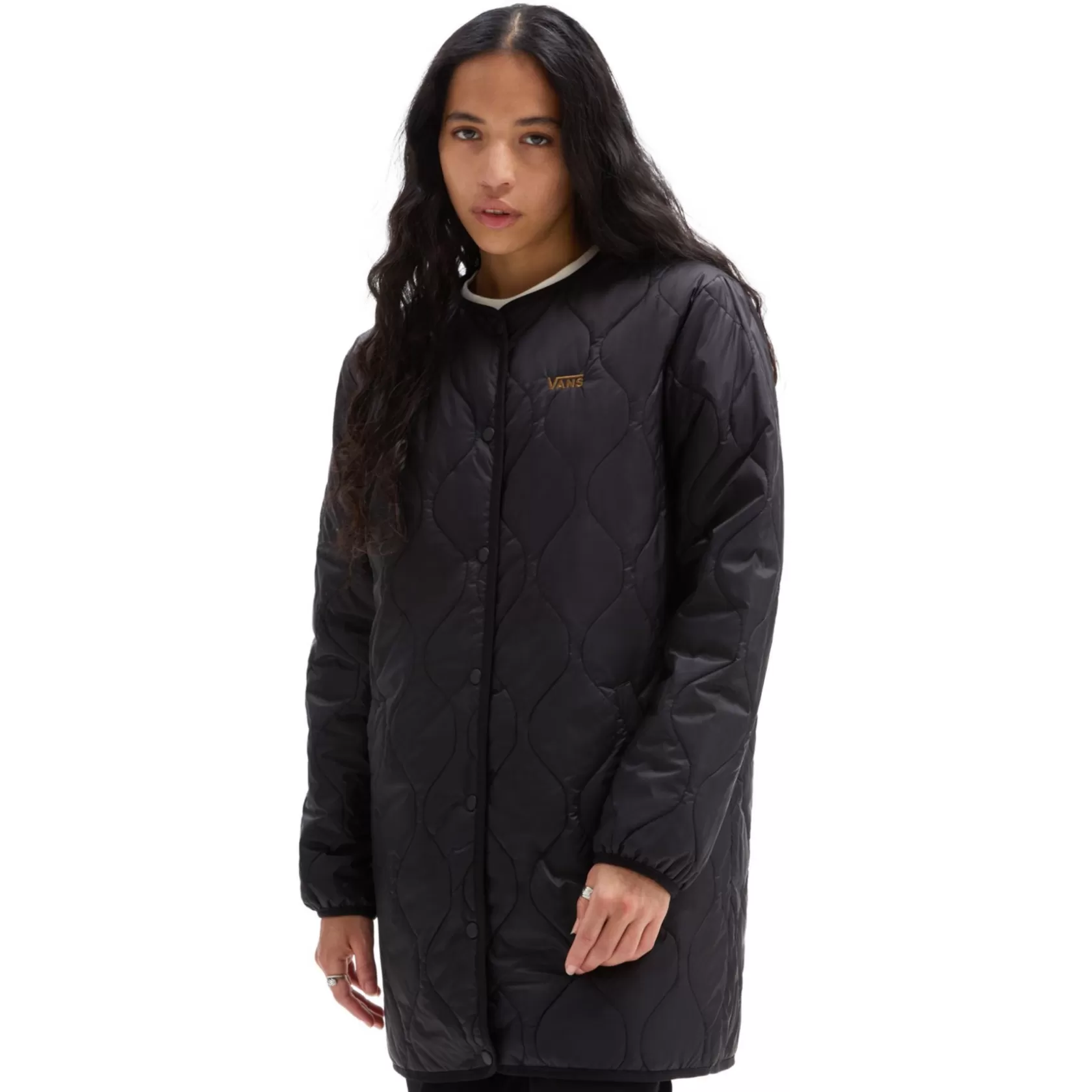 Vans Chaquetas Y Parka<Chaqueta Con Forro Force Os Short Reversible Negro