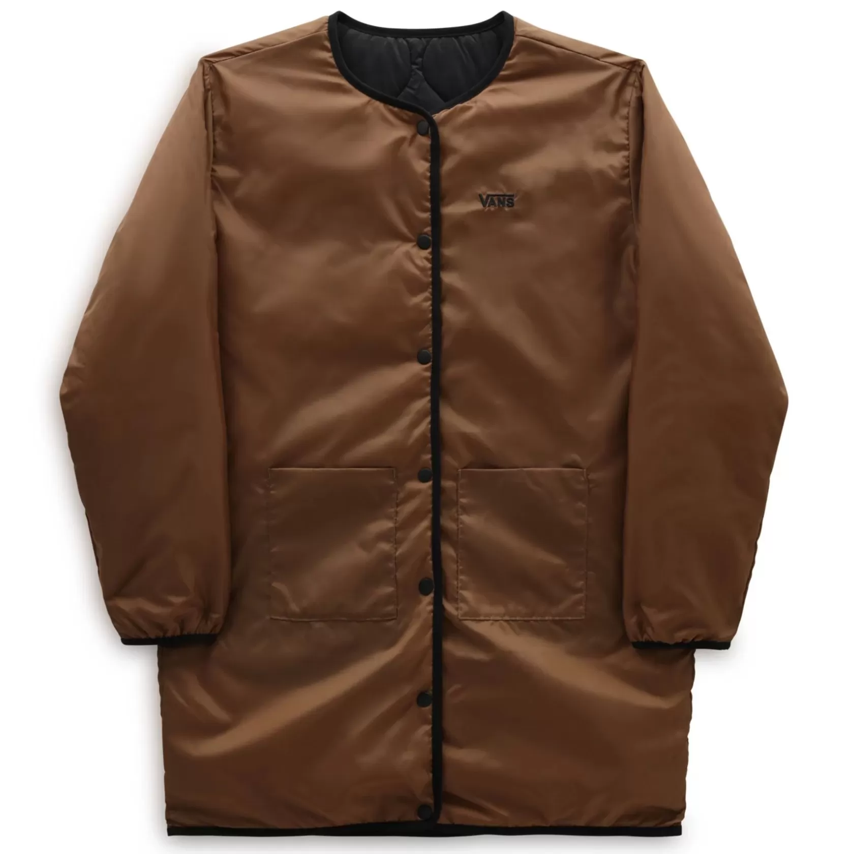Vans Chaquetas Y Parka<Chaqueta Con Forro Force Os Short Reversible Negro