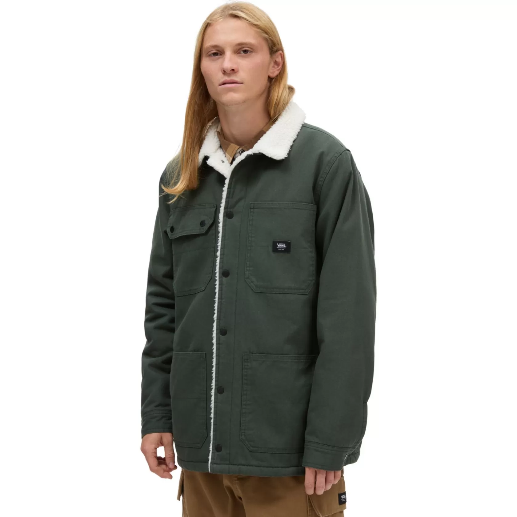 Vans Chaquetas Y Parka<Chaqueta Drill Chore Sherpa Verde