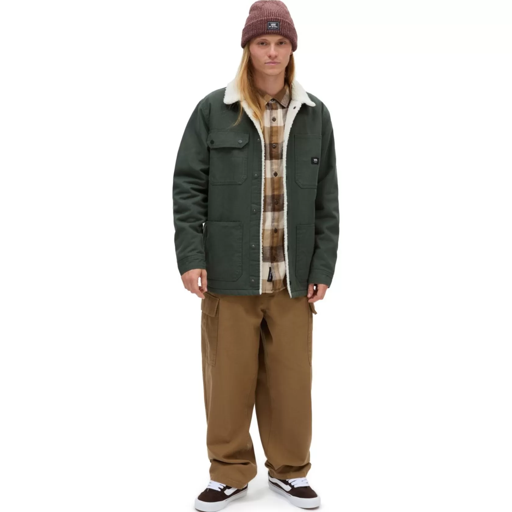 Vans Chaquetas Y Parka<Chaqueta Drill Chore Sherpa Verde