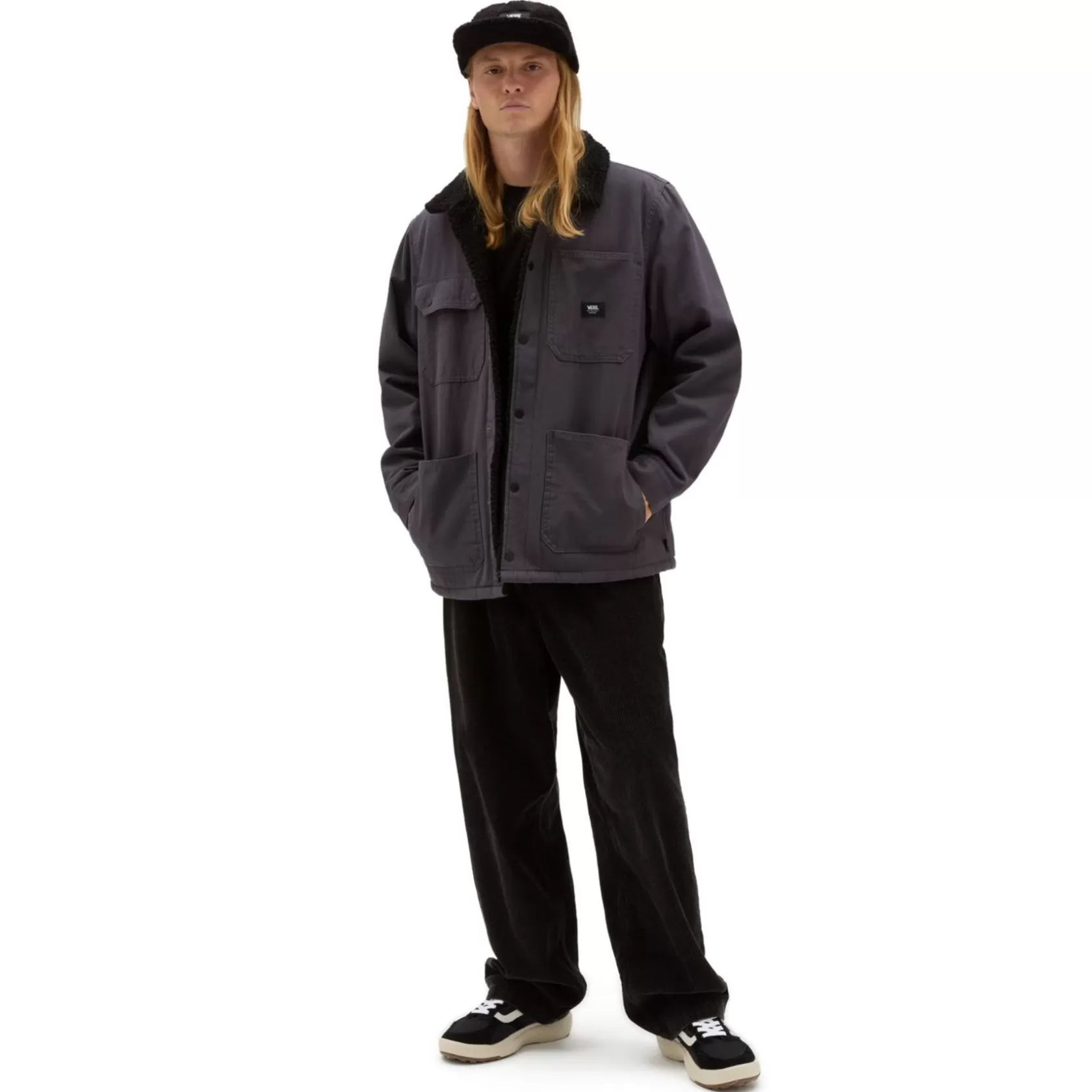 Vans Chaquetas Y Parka<Chaqueta Drill Chore Sherpa Gris