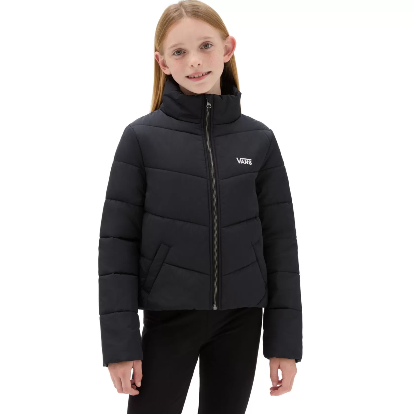 Vans Ropa Para Chicas (8-14 Años)<Chaqueta Foundry Puffer Mte Para Nina (8-14+ Anos) Negro