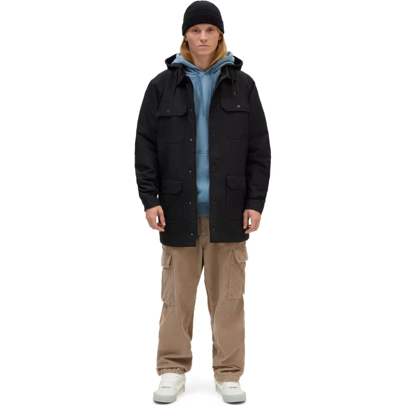 Vans Chaquetas Y Parka<Chaqueta Larga Drill Chore Mte-1 Negro