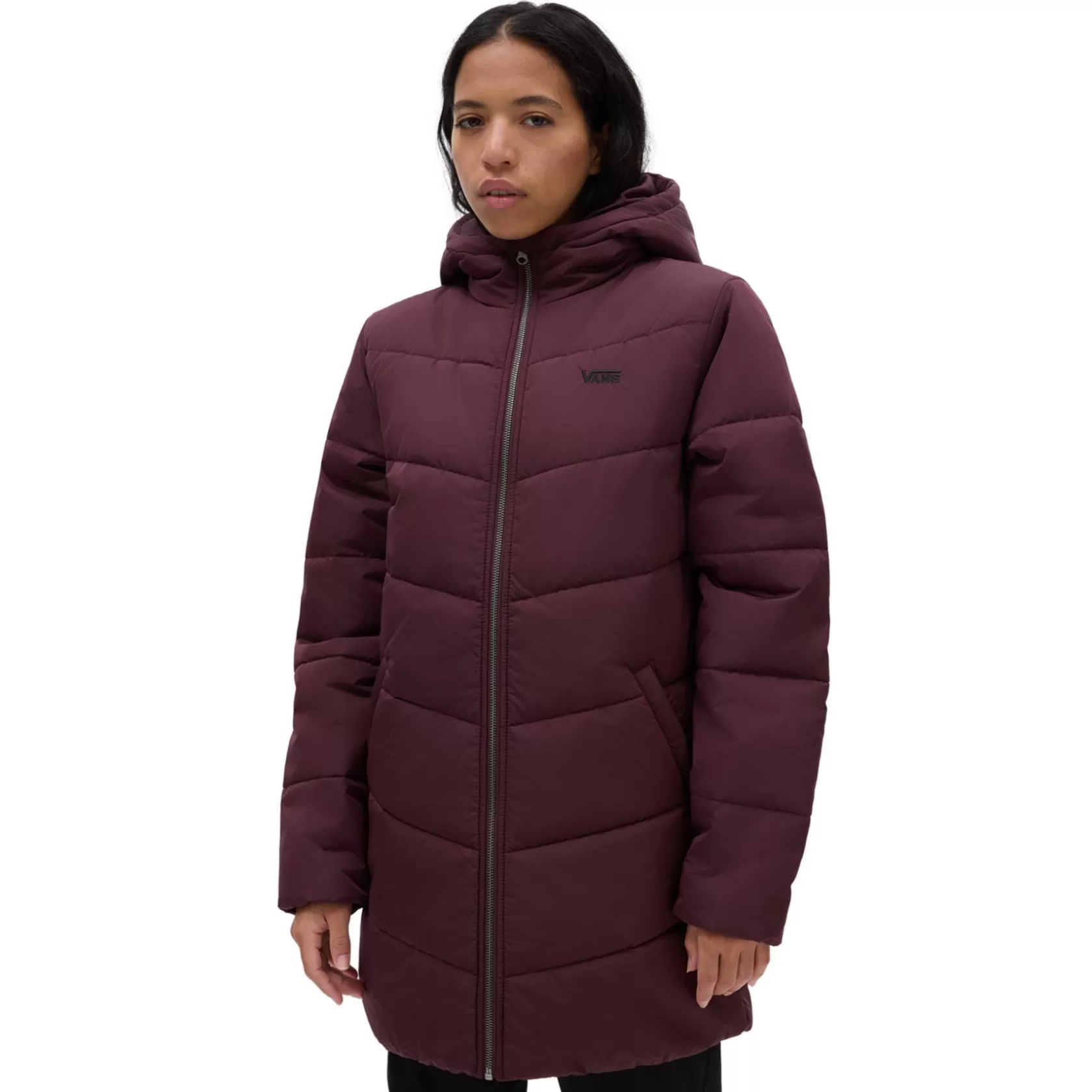 Vans Chaquetas Y Parka<Chaqueta Larga Foundry Mte Rojo