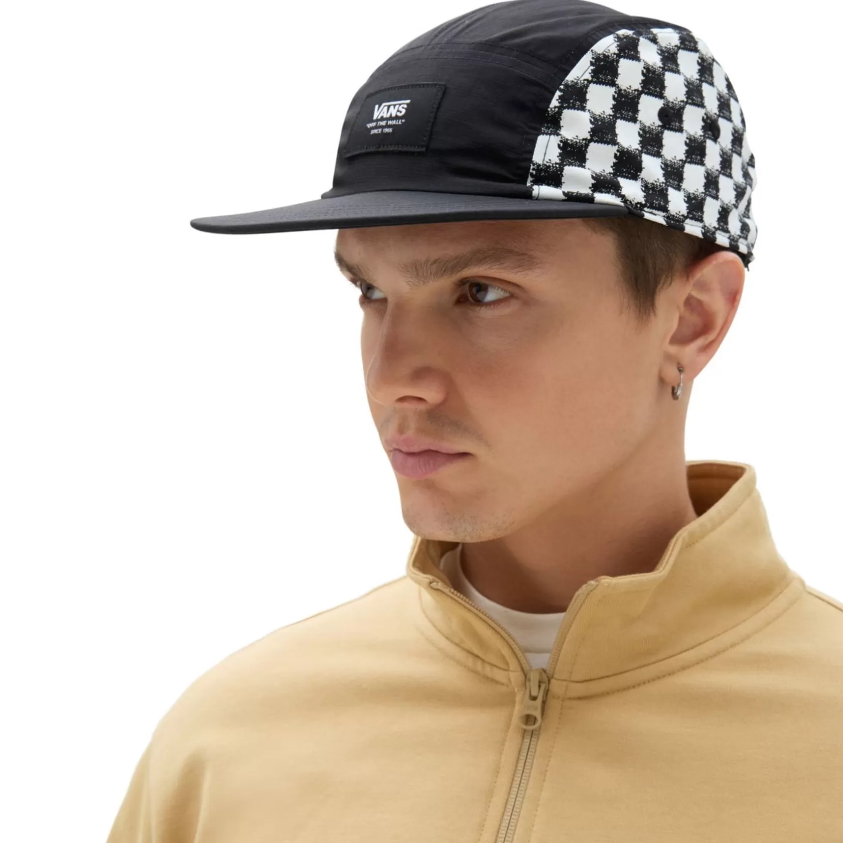 Vans Gorras Y Gorros<Gorra Con Visera Curvada Diy Checkerboard Negro