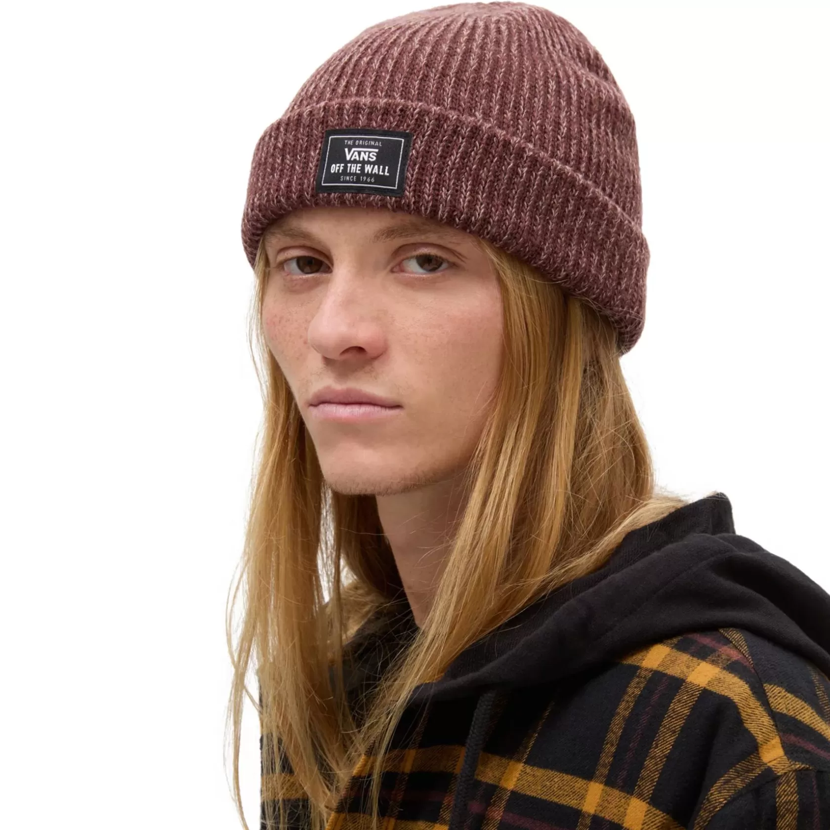 Vans Gorras Y Gorros<Gorro Bruckner Con Borde Vuelto Marron