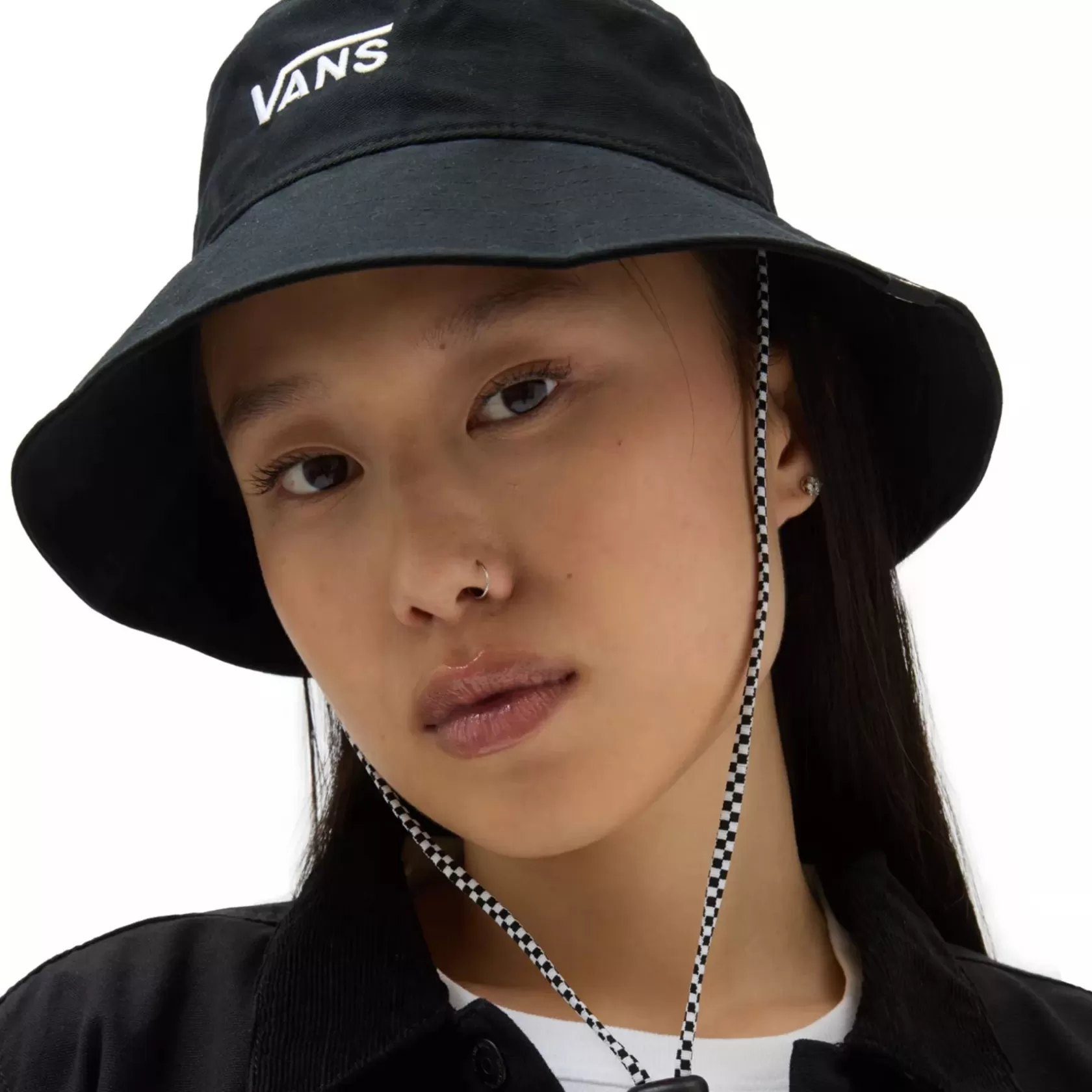 Vans Gorras Y Gorros<Gorro De Pescador Level Up Negro, Blanco