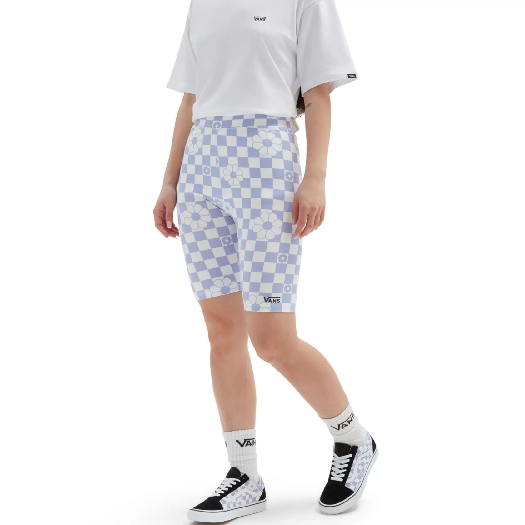 Vans Leggings Y Pantalones Cortos<Leggings Cortos Estampados Flying V Purpura