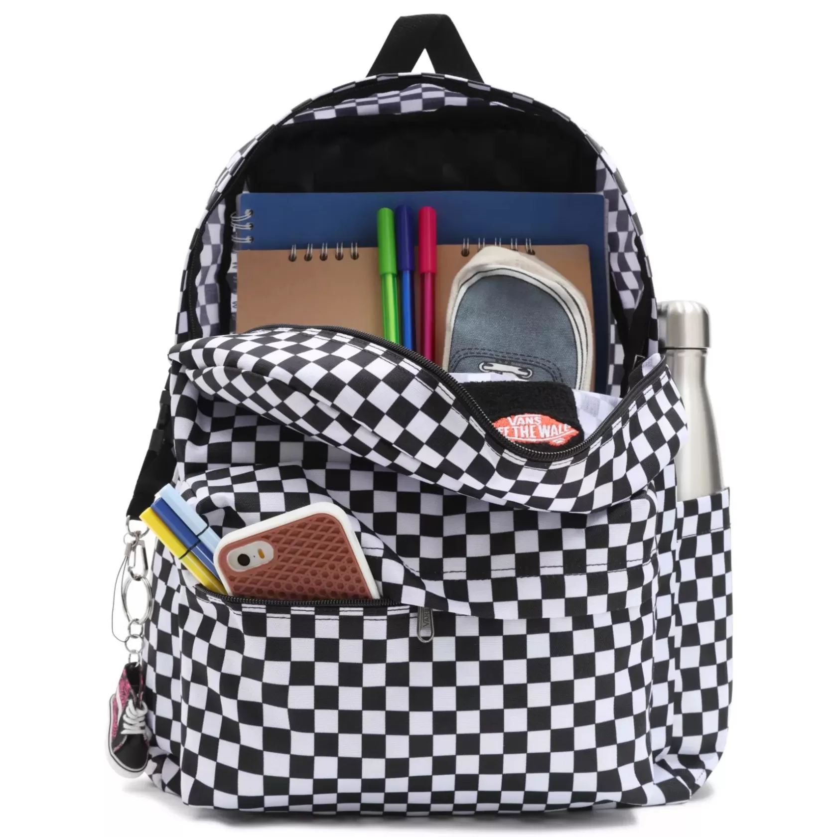 Vans Bolsos Y Mochilas<Mochila Old Skool Check Negro, Blanco