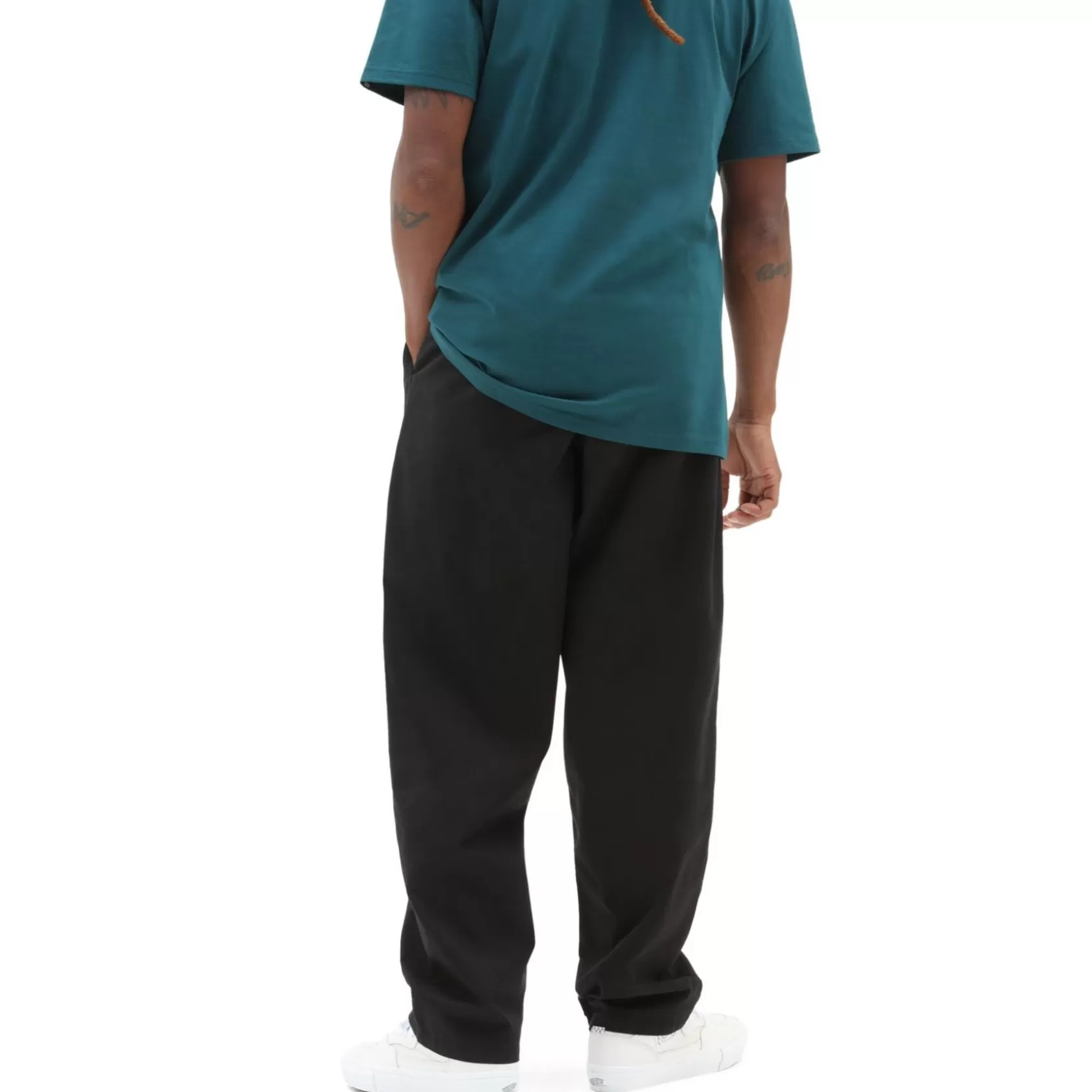 Vans Pantalones Y Vaqueros<Pantalon Range De Corte Holgado Y Tiro Caido Con Cinturilla Elastica Negro