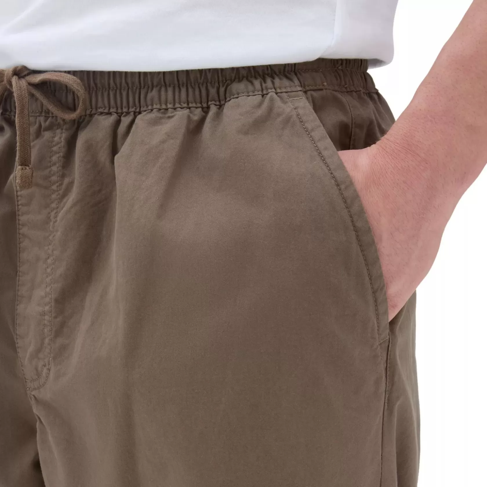Vans Pantalones Y Vaqueros<Pantalon Range De Corte Holgado Y Tiro Caido Con Cinturilla Elastica Marron