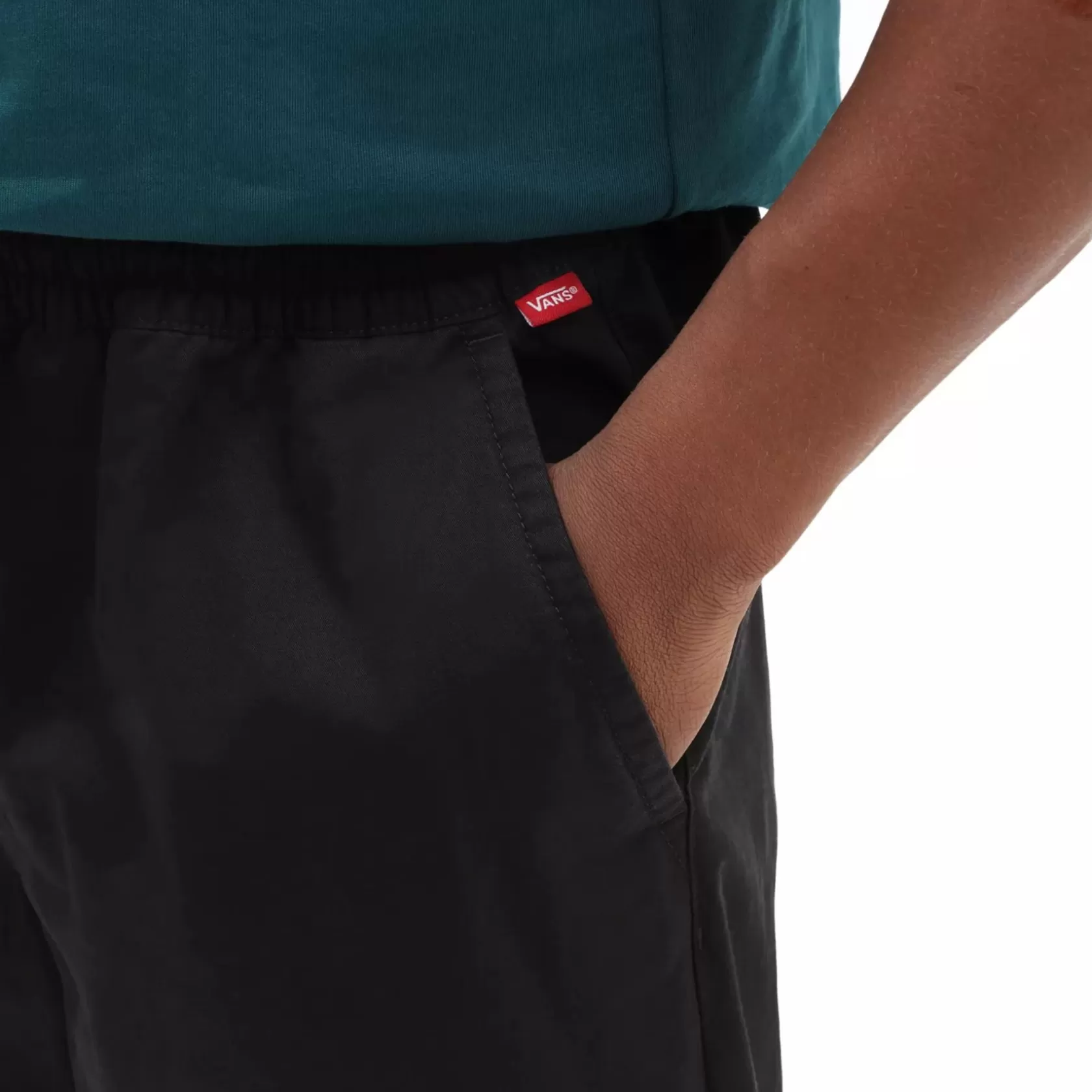 Vans Pantalones Y Vaqueros<Pantalon Range De Corte Holgado Y Tiro Caido Con Cinturilla Elastica Negro