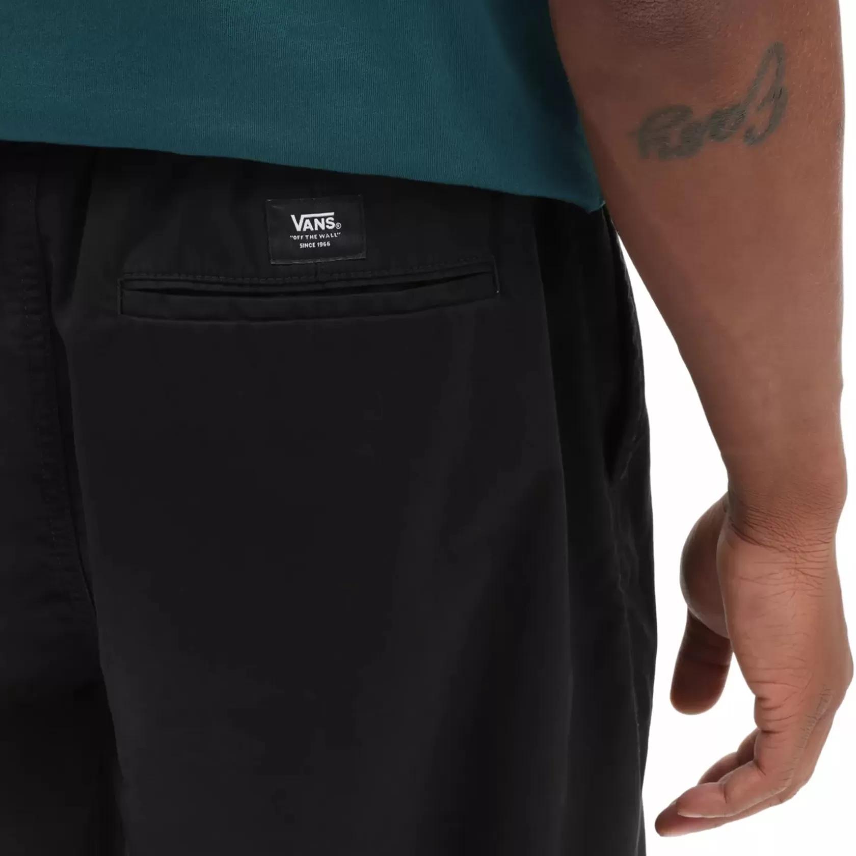 Vans Pantalones Y Vaqueros<Pantalon Range De Corte Holgado Y Tiro Caido Con Cinturilla Elastica Negro