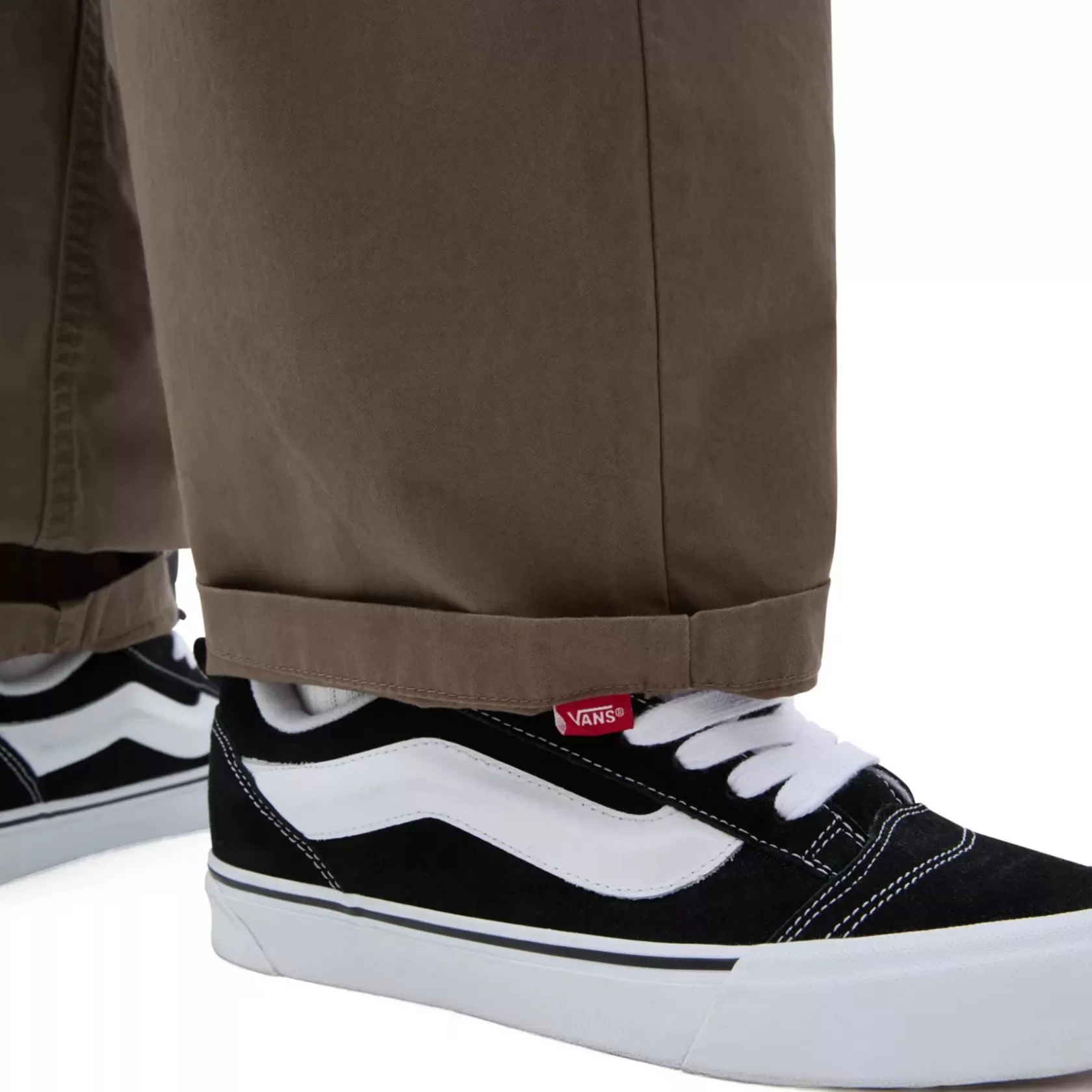 Vans Pantalones Y Vaqueros<Pantalon Range De Corte Holgado Y Tiro Caido Con Cinturilla Elastica Marron
