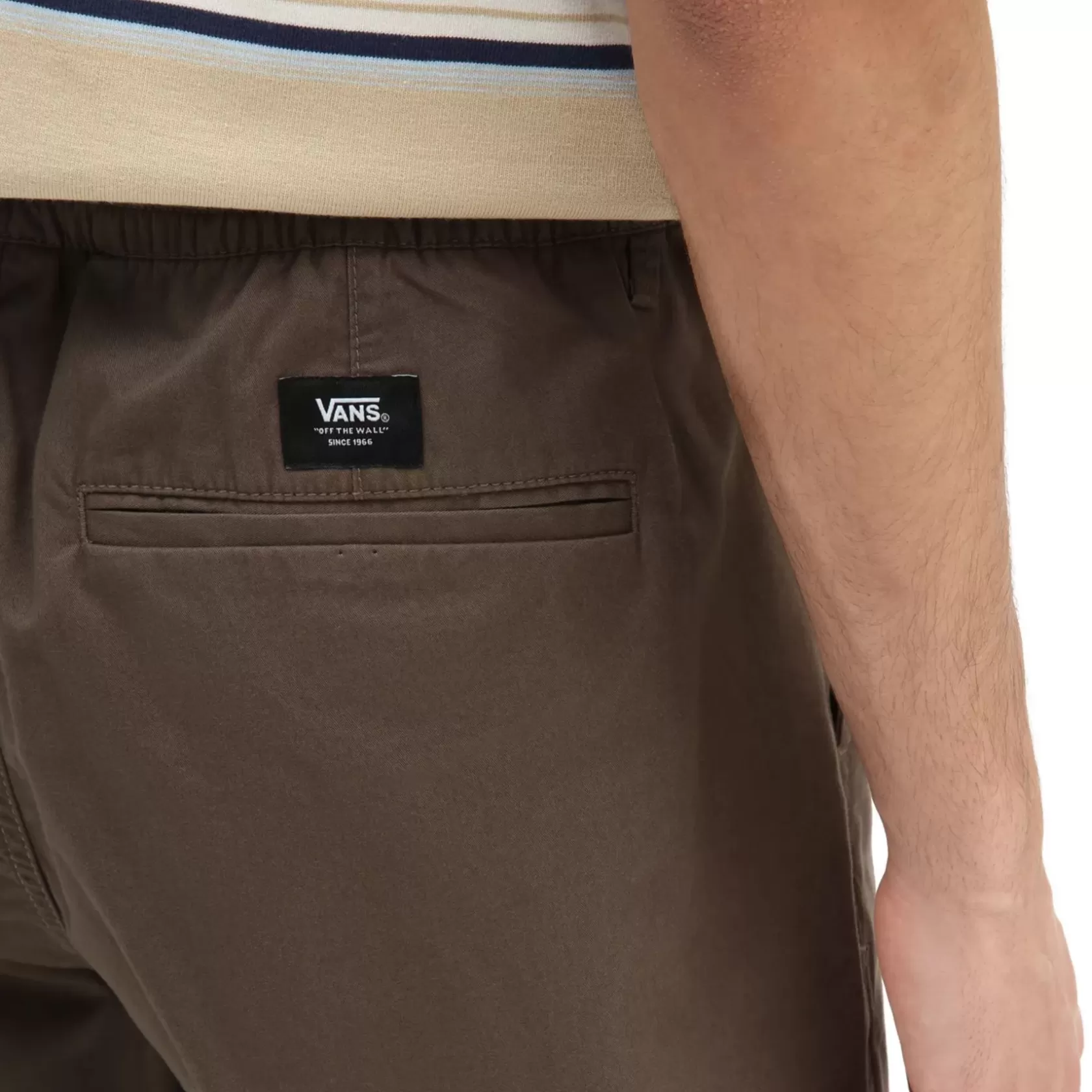 Vans Pantalones Y Vaqueros<Pantalon Range De Corte Holgado Y Tiro Caido Con Cinturilla Elastica Marron