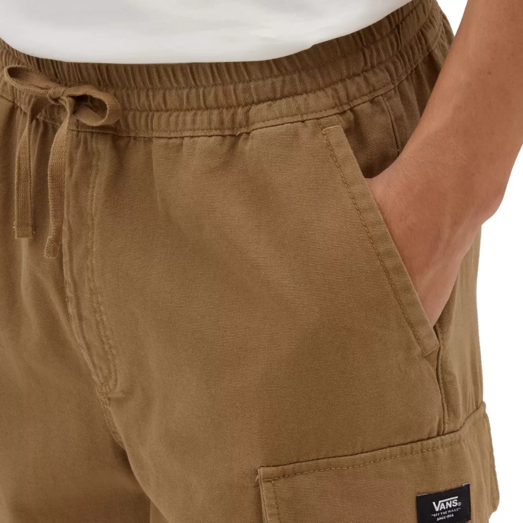 Vans Pantalones Y Vaqueros<Pantalones Cargo Range De Corte Holgado Y Tiro Caido Con Cinturilla Elastica Marron