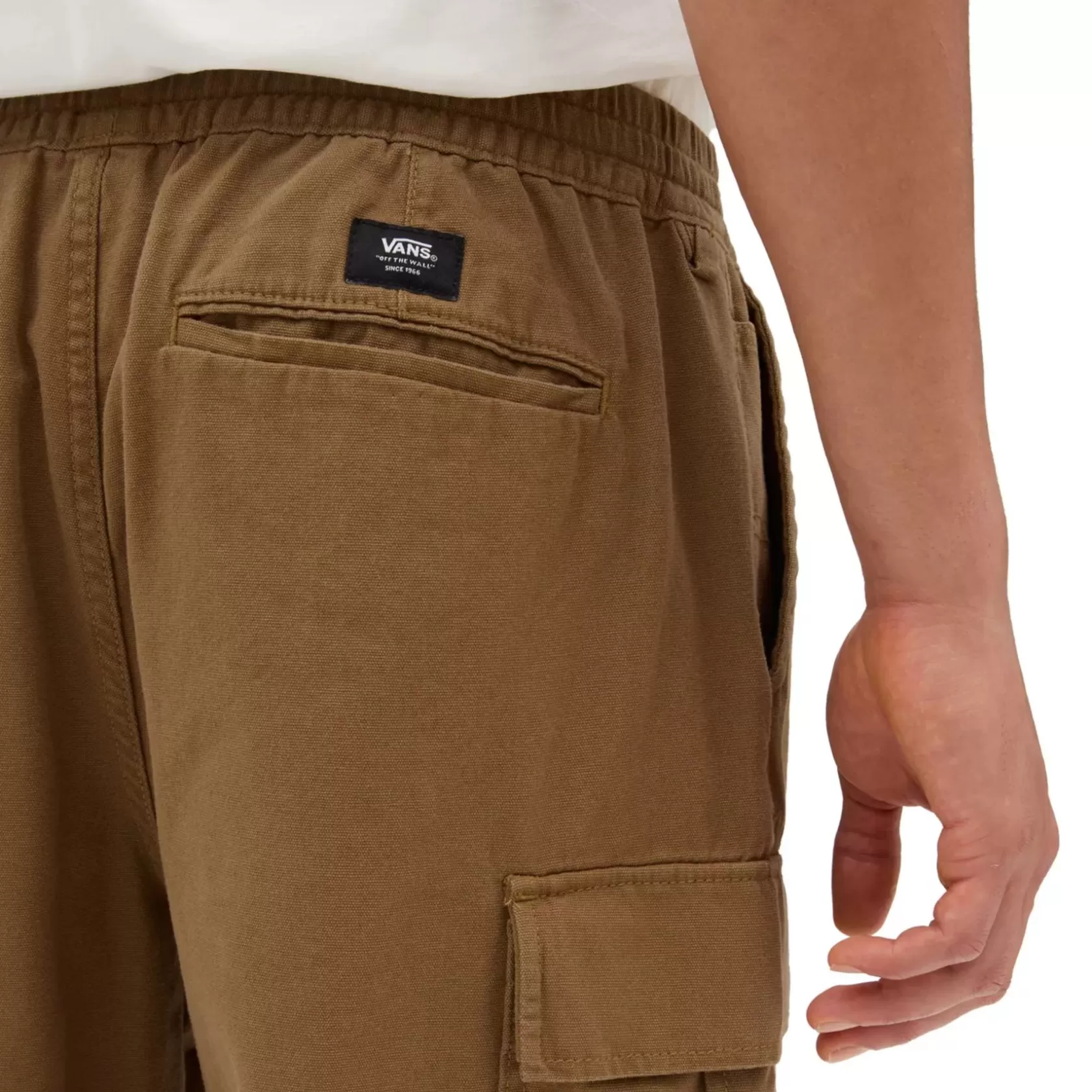 Vans Pantalones Y Vaqueros<Pantalones Cargo Range De Corte Holgado Y Tiro Caido Con Cinturilla Elastica Marron