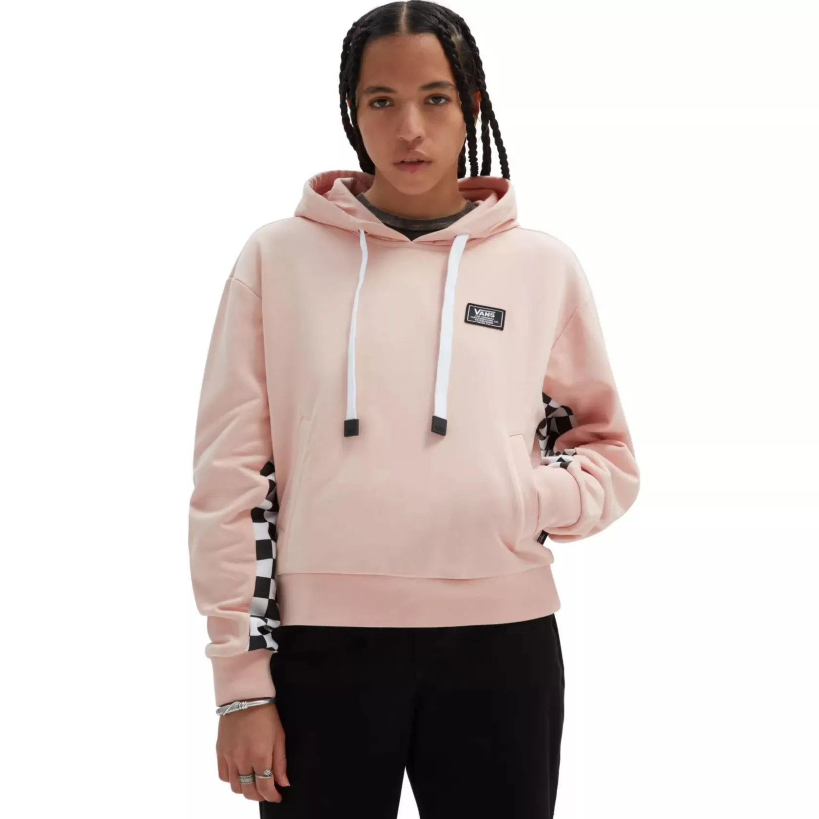 Vans Sudaderas<Sudadera Con Capucha Boom Boom Check It Rosa