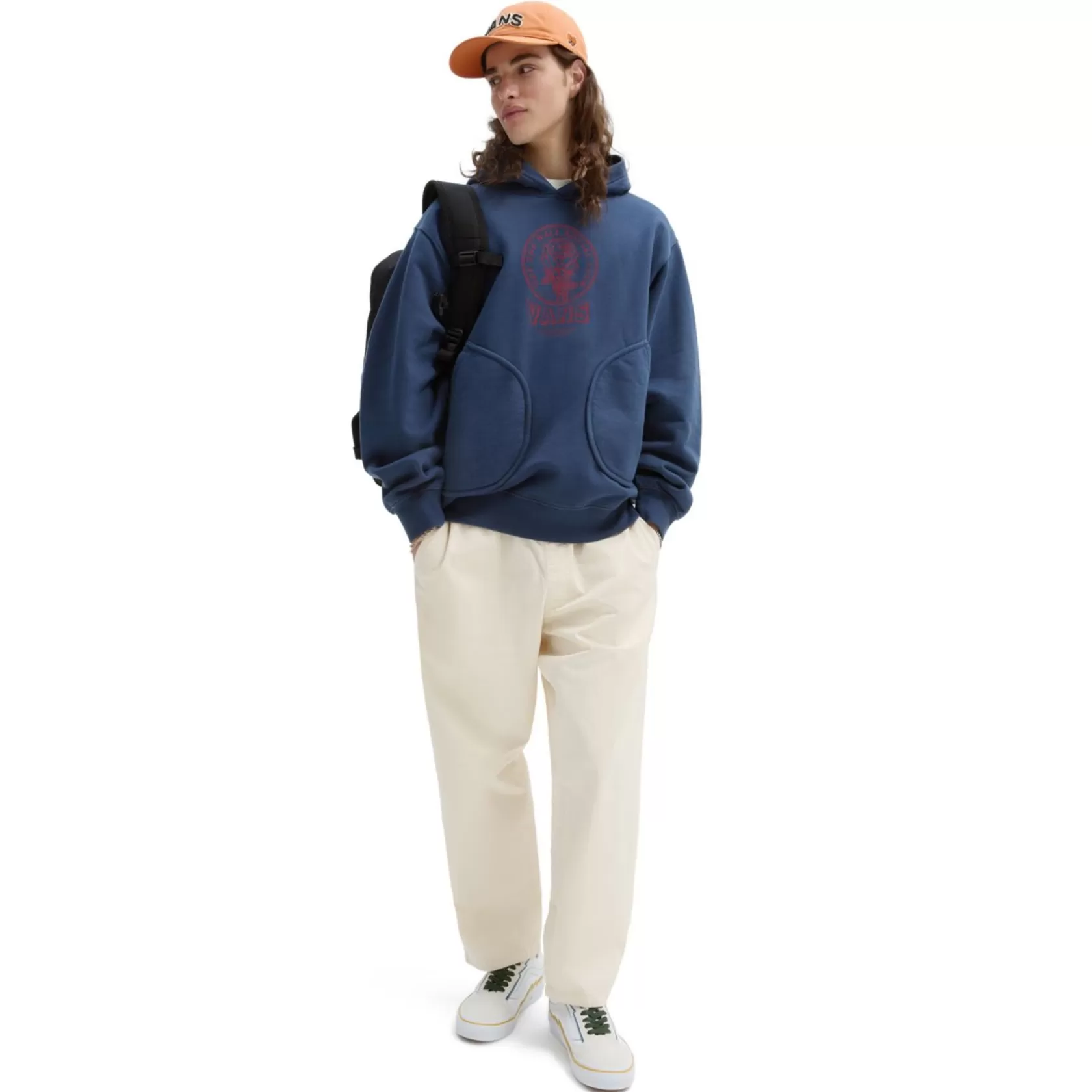 Vans Sudaderas<Sudadera Con Capucha Branded Azul
