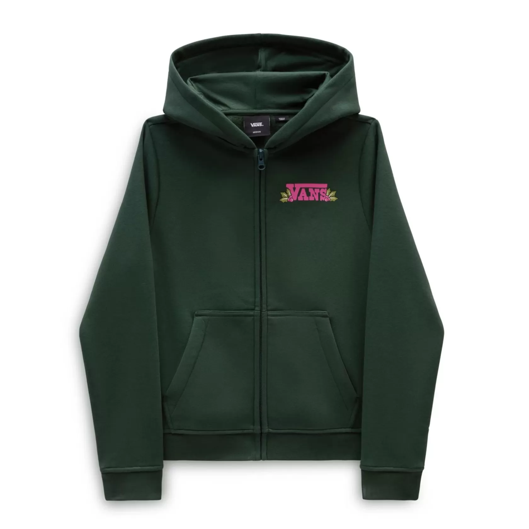 Vans Ropa Para Chicas (8-14 Años)<Sudadera Con Capucha De Ninas Peace Lit Zip (8-14 Anos) Verde