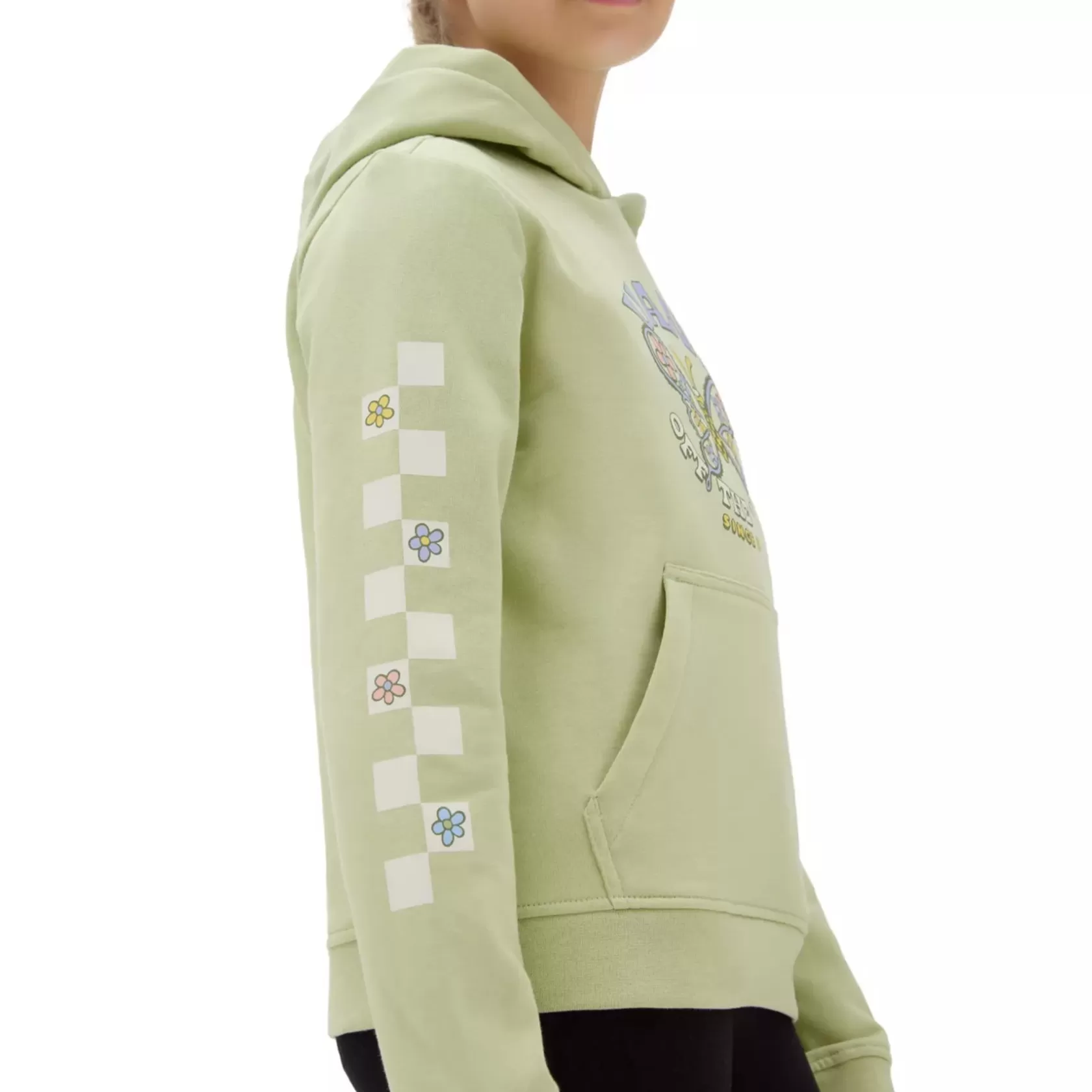 Vans Ropa Para Chicas (8-14 Años)<Sudadera Con Capucha De Ninas Sin Cierre Butterfly Floral Box (8-14 Anos) Verde