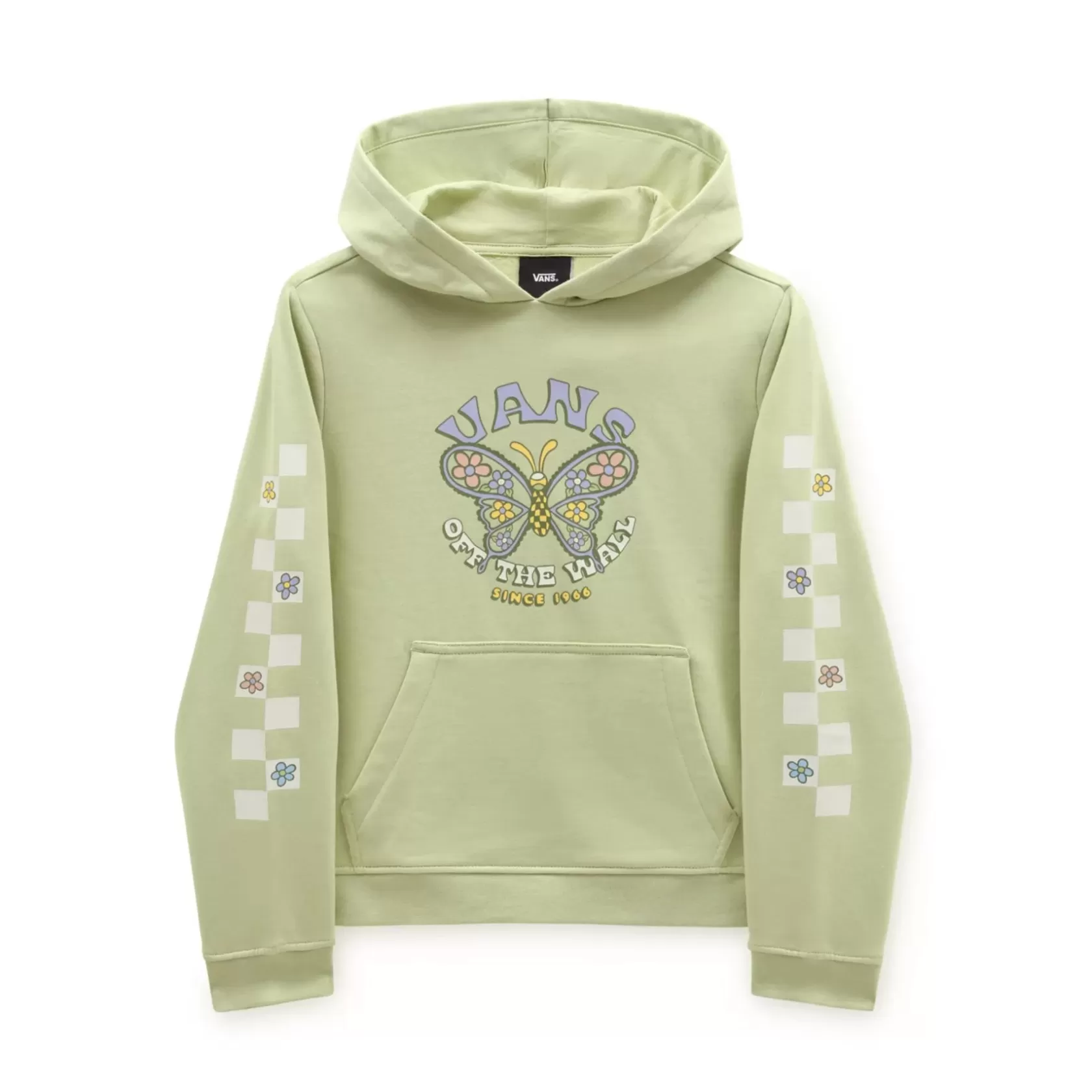 Vans Ropa Para Chicas (8-14 Años)<Sudadera Con Capucha De Ninas Sin Cierre Butterfly Floral Box (8-14 Anos) Verde